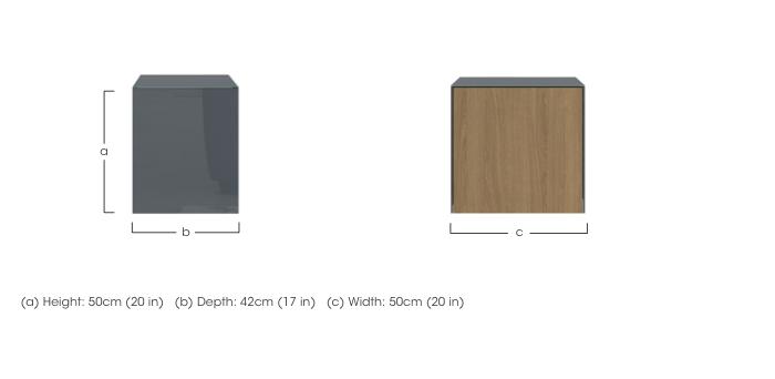 Lexa Smart Lamp Table in  on Furniture Village