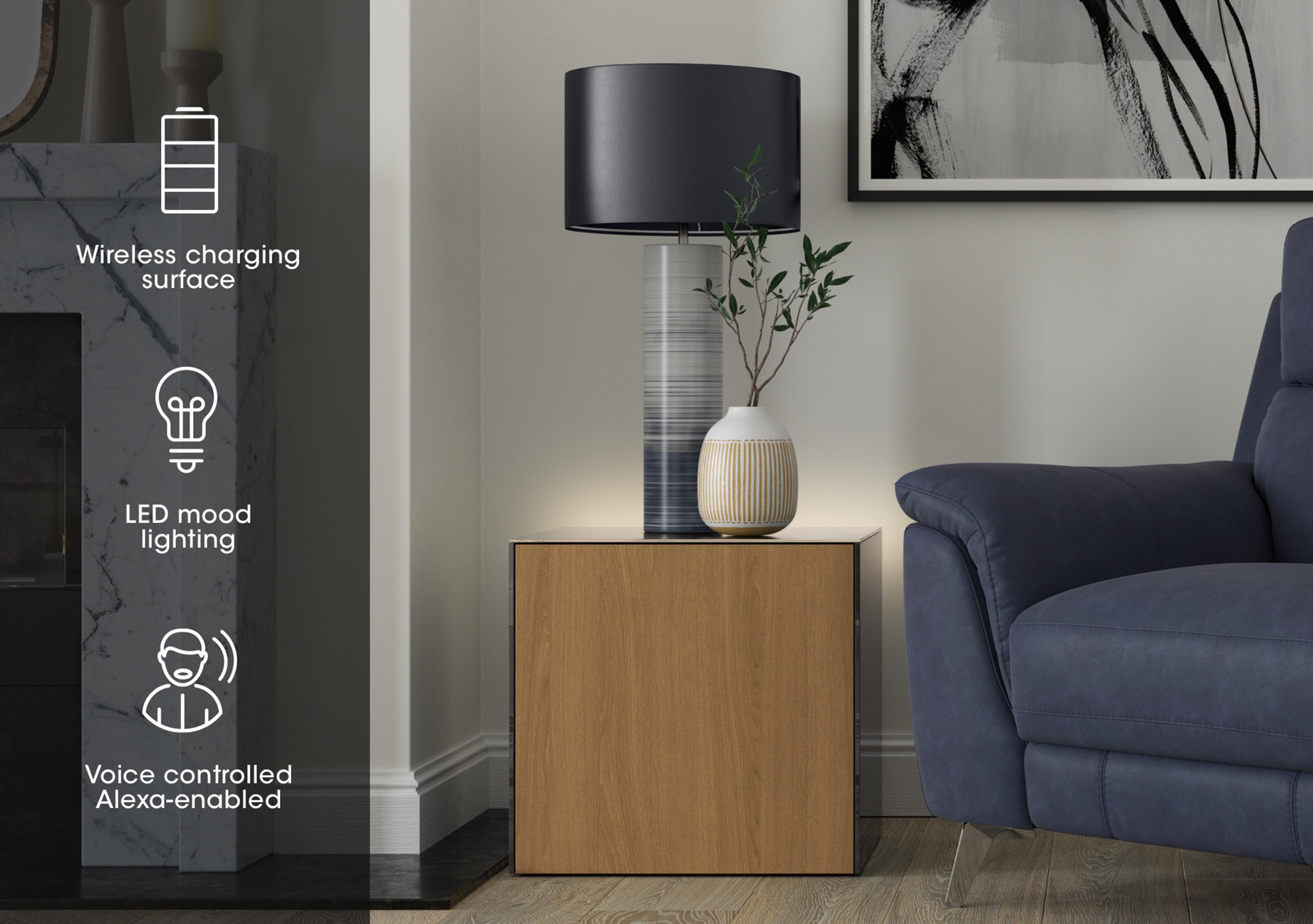 Lexa Smart Lamp Table in  on Furniture Village