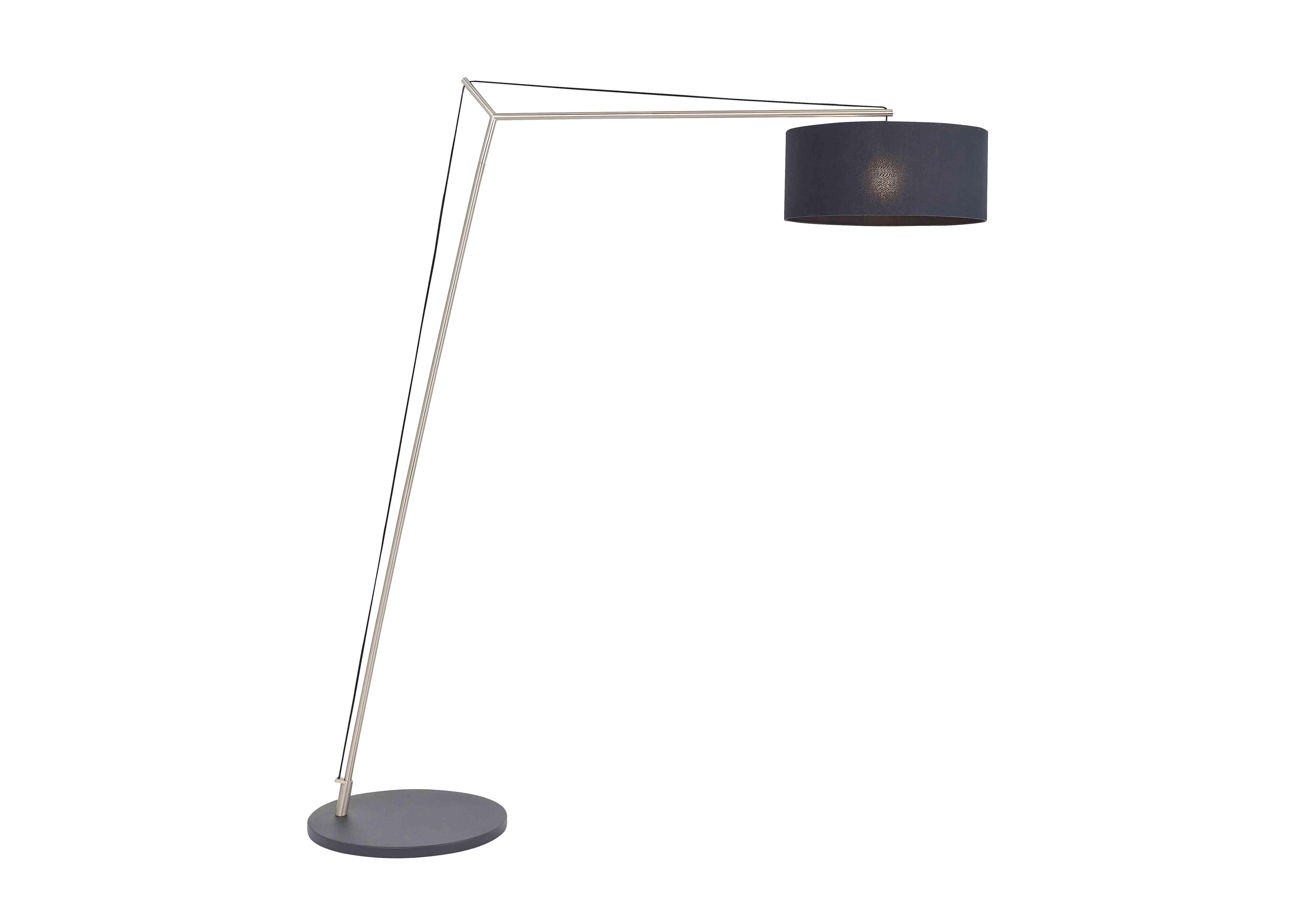 Archie Floor Lamp in Nickel on Furniture Village