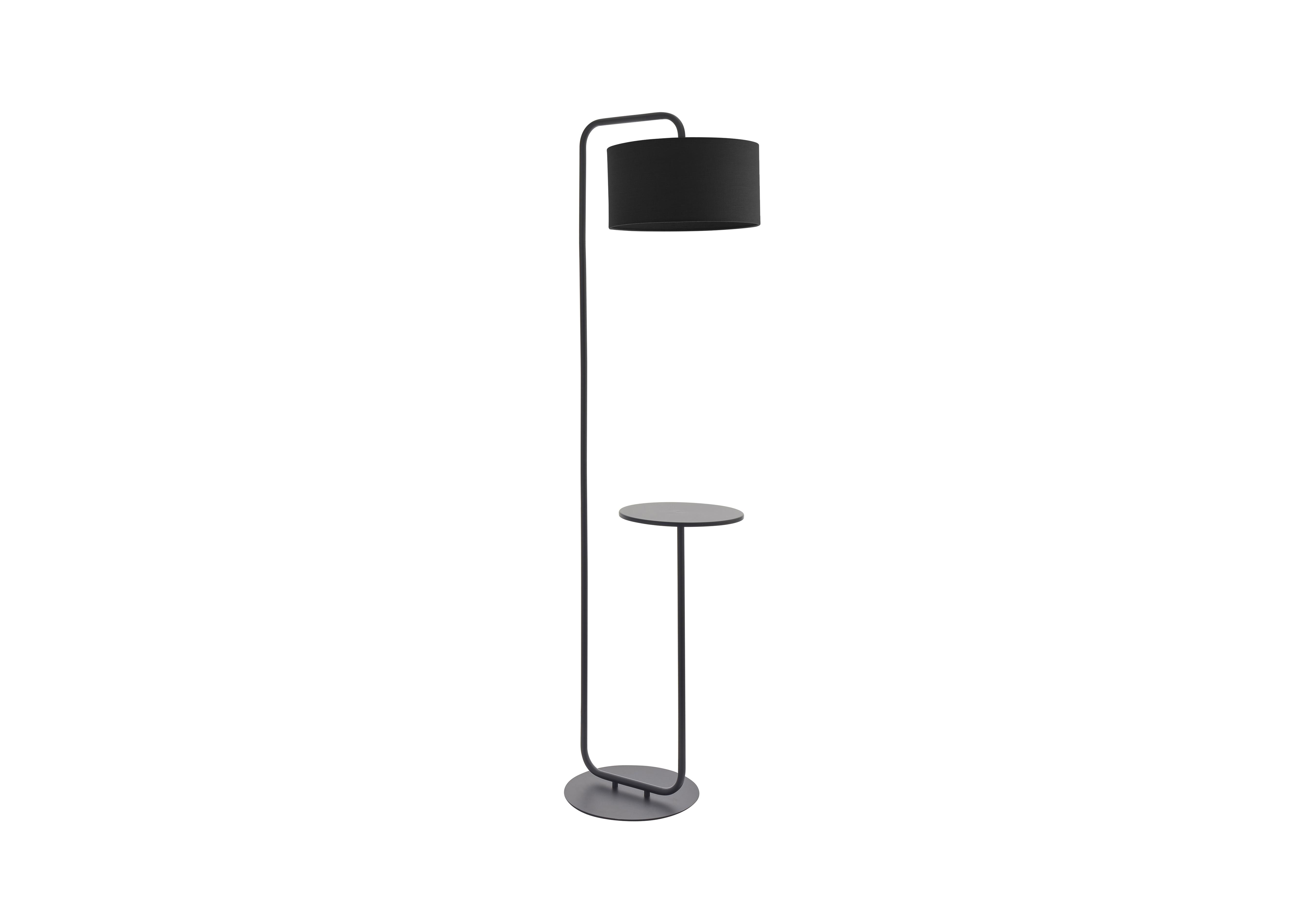Colbert Floor Lamp in Black on Furniture Village