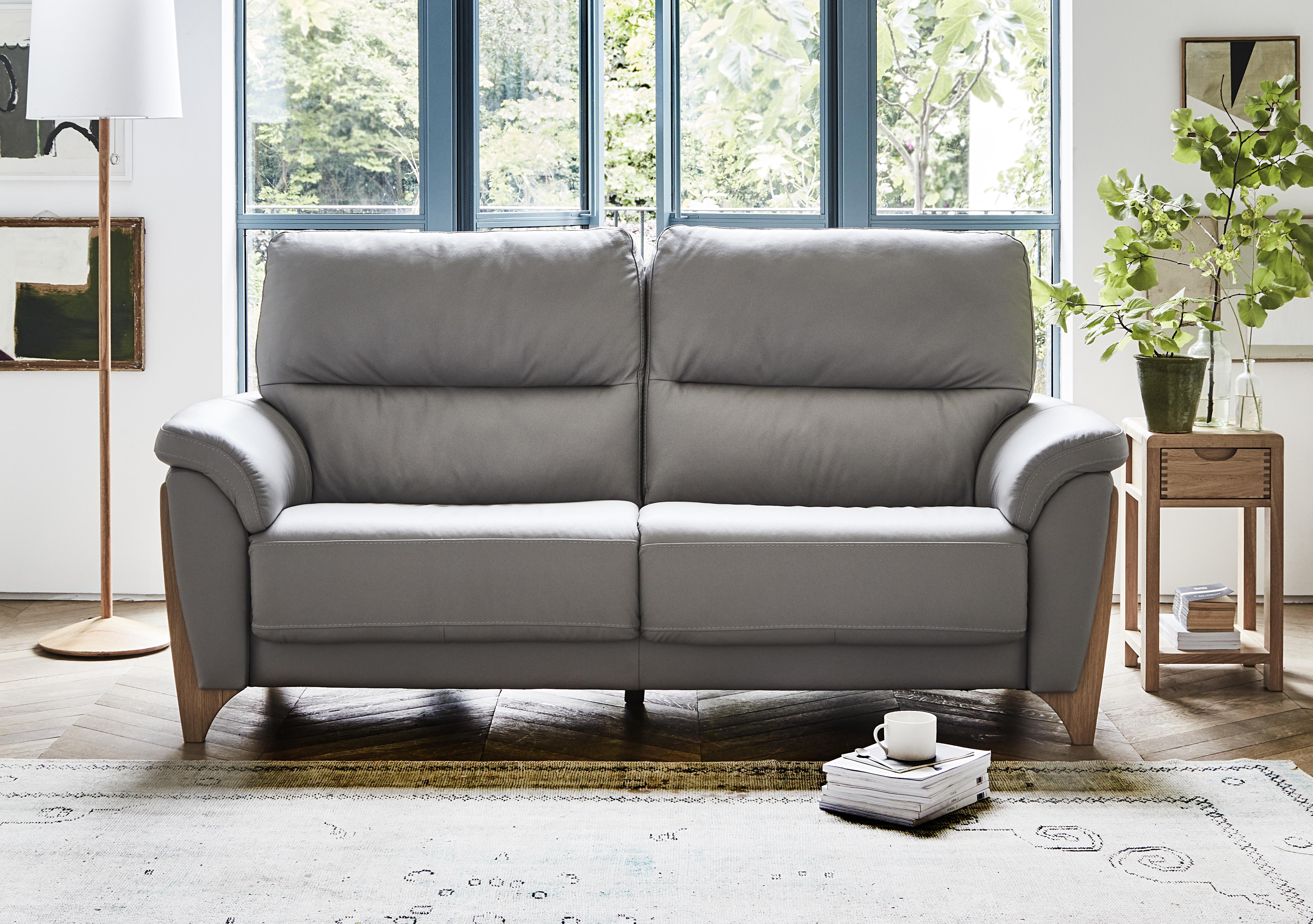 Enna Large Leather Power Recliner Sofa in  on Furniture Village