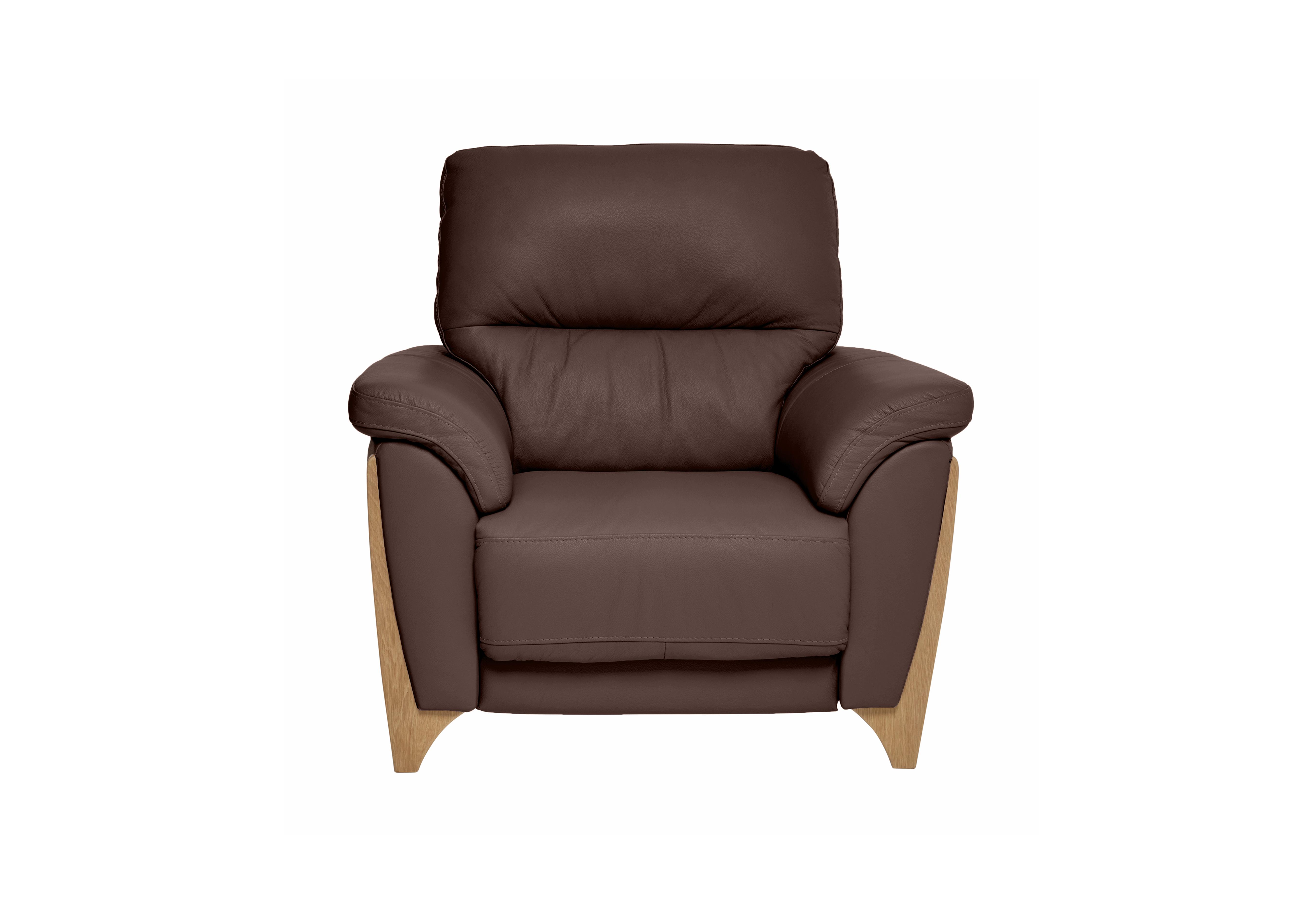 Enna Leather Armchair in L901 on Furniture Village