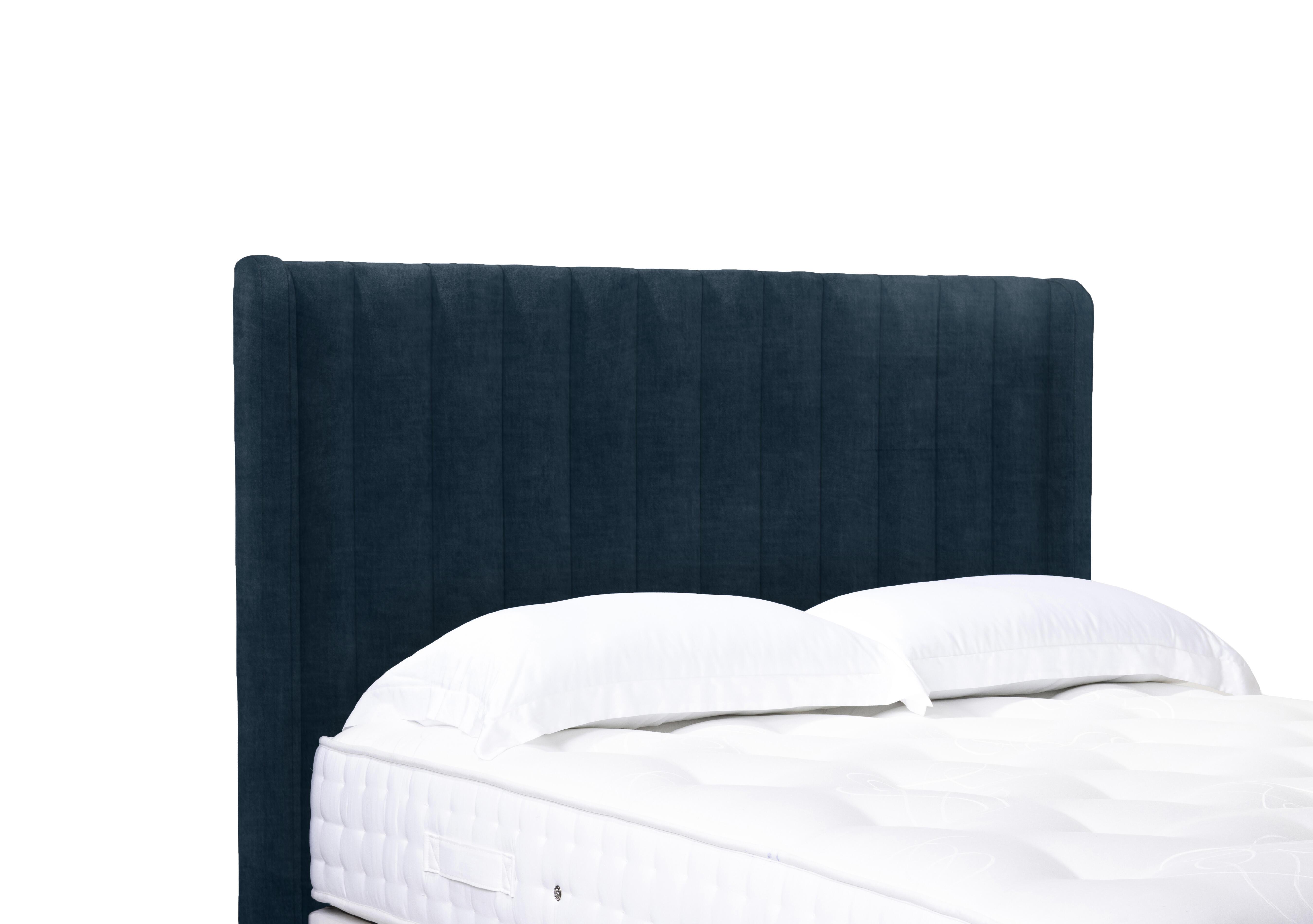 Artisan Collection Austin High Floor Standing Headboard in 600 Granite Blue on Furniture Village