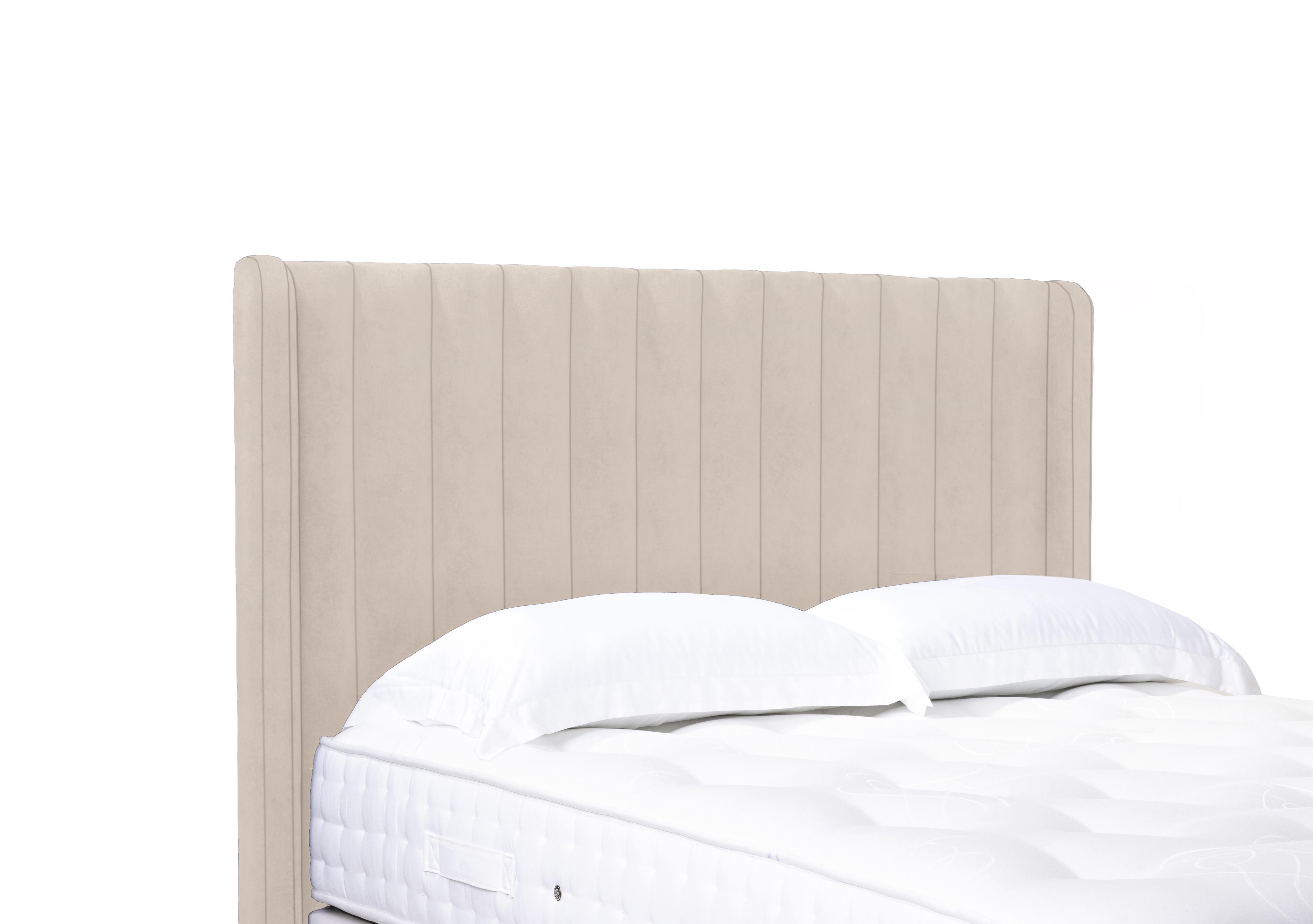 Austin High Floor Standing Headboard in 901 Sandstone Pearl on Furniture Village