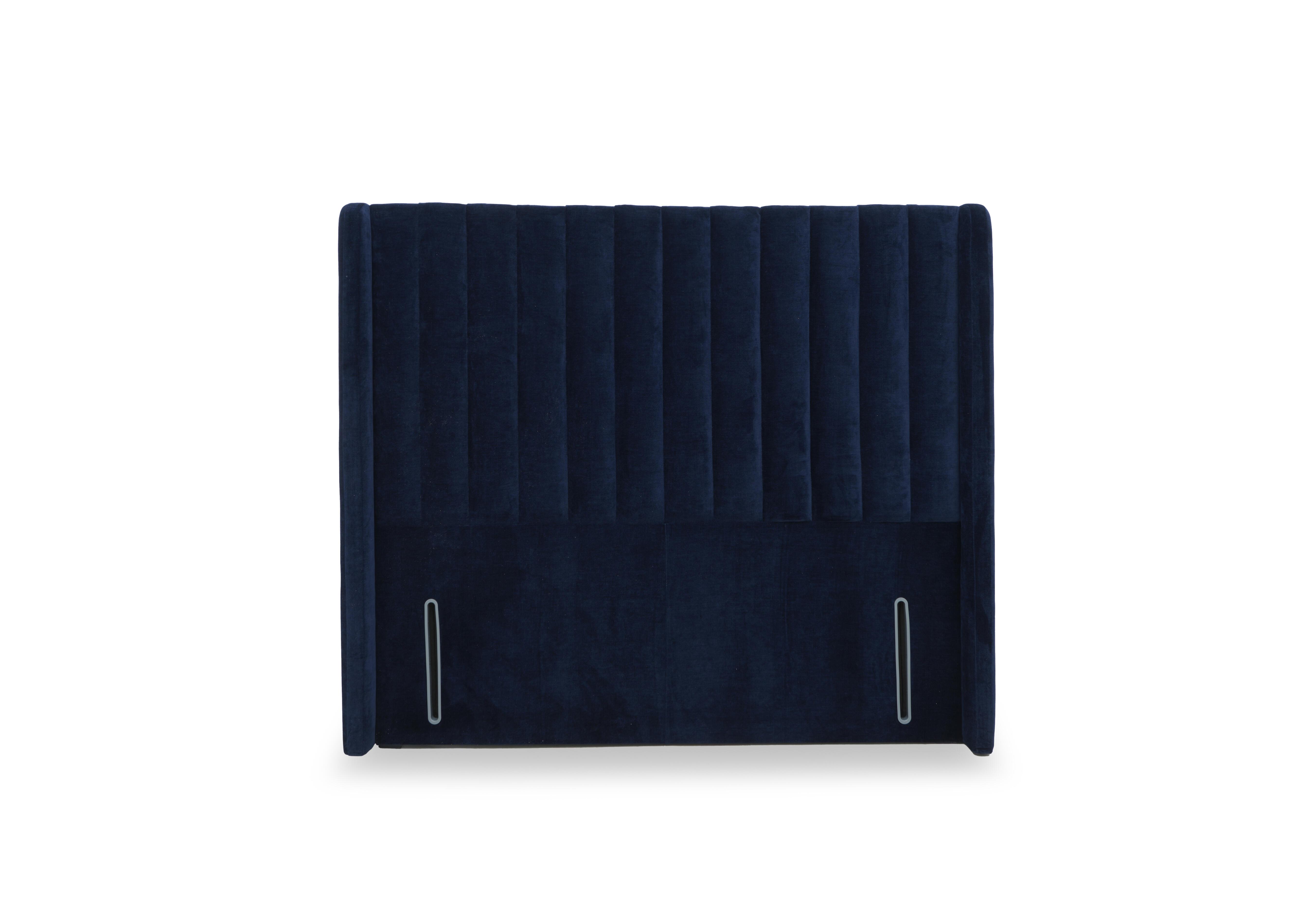 Austin High Floor Standing Headboard in Aston Navy on Furniture Village