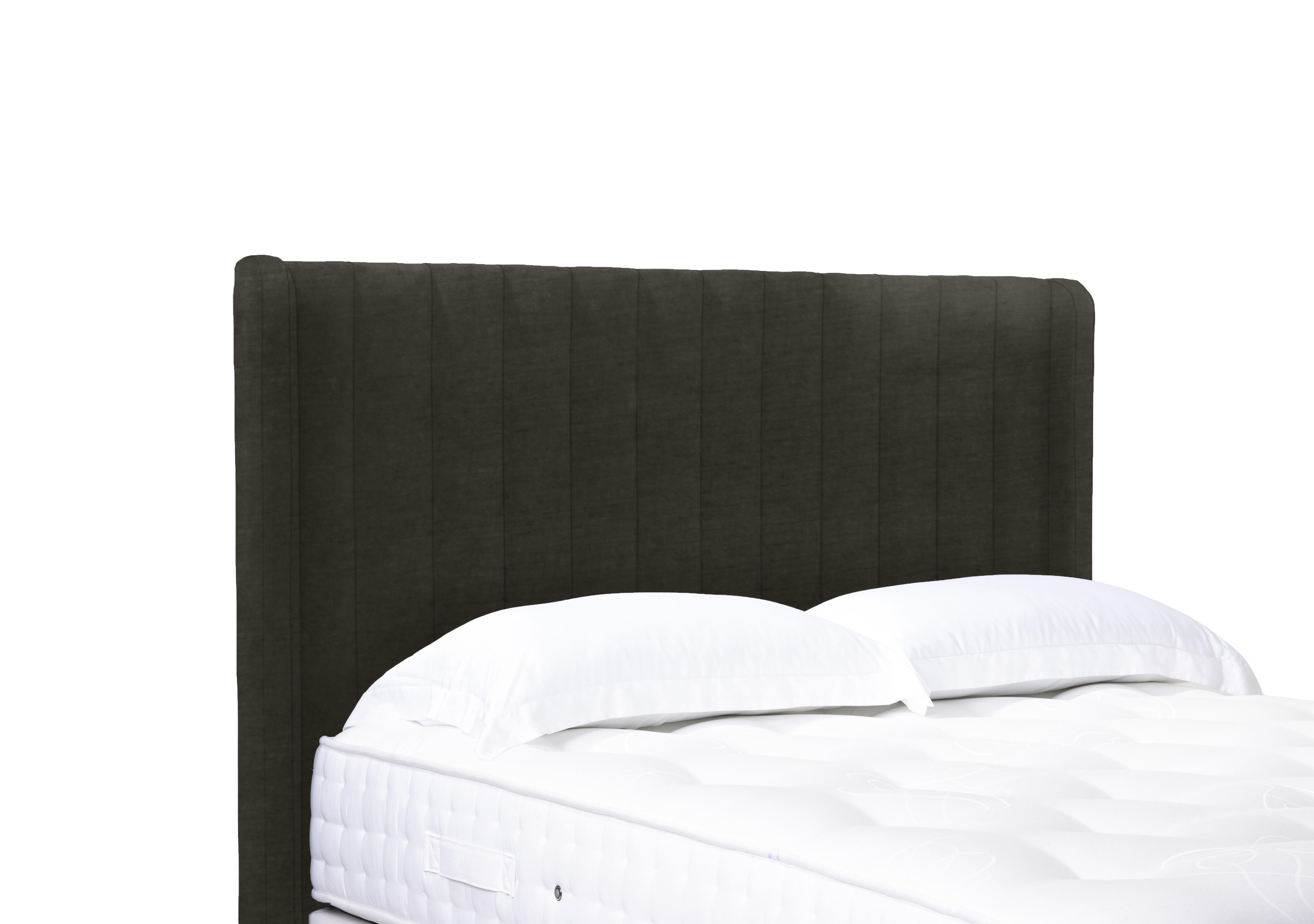 Artisan Collection Austin High Floor Standing Headboard in Milan Thunder on Furniture Village