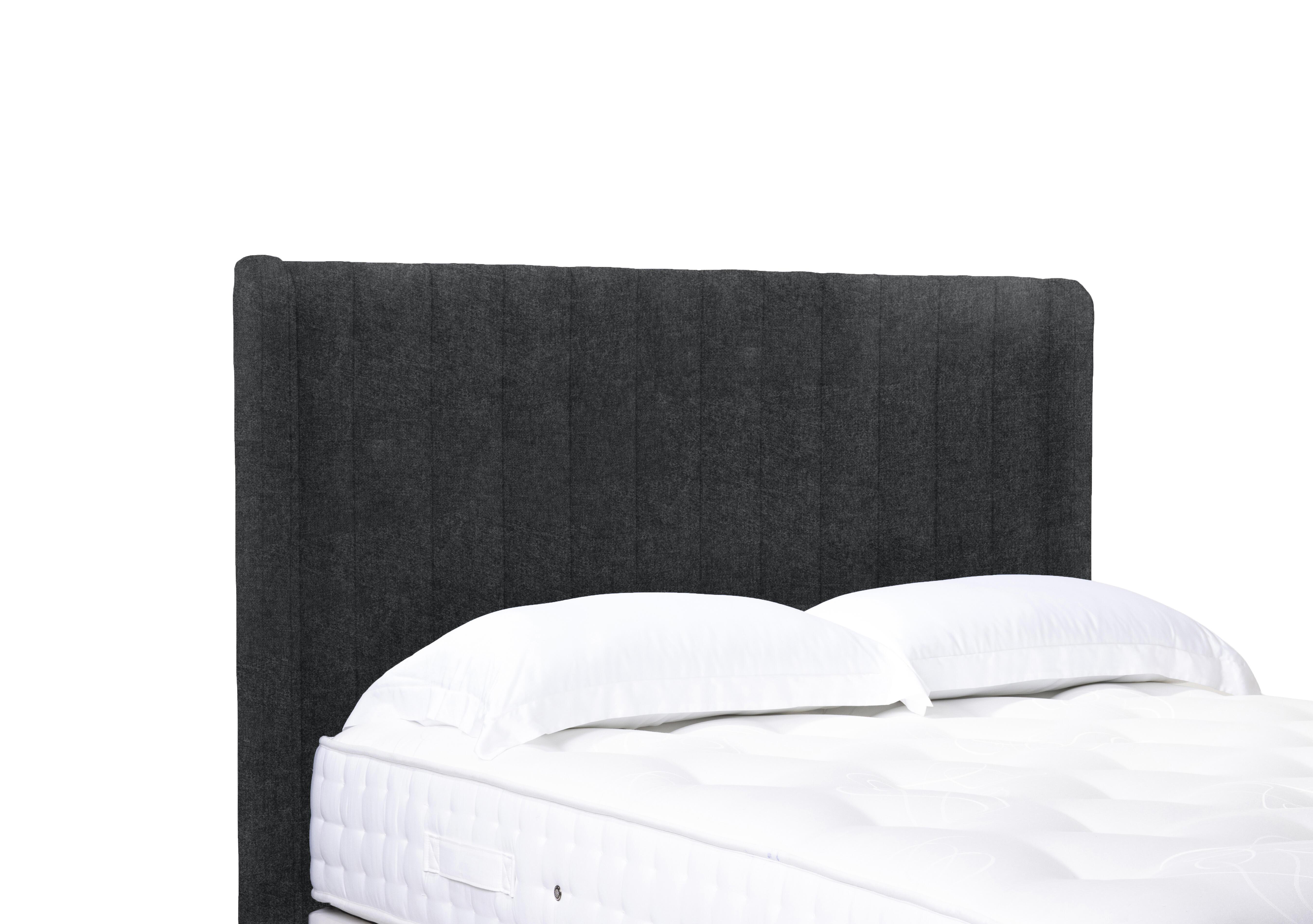 Artisan Collection Austin High Floor Standing Headboard in Tweed Charcoal on Furniture Village