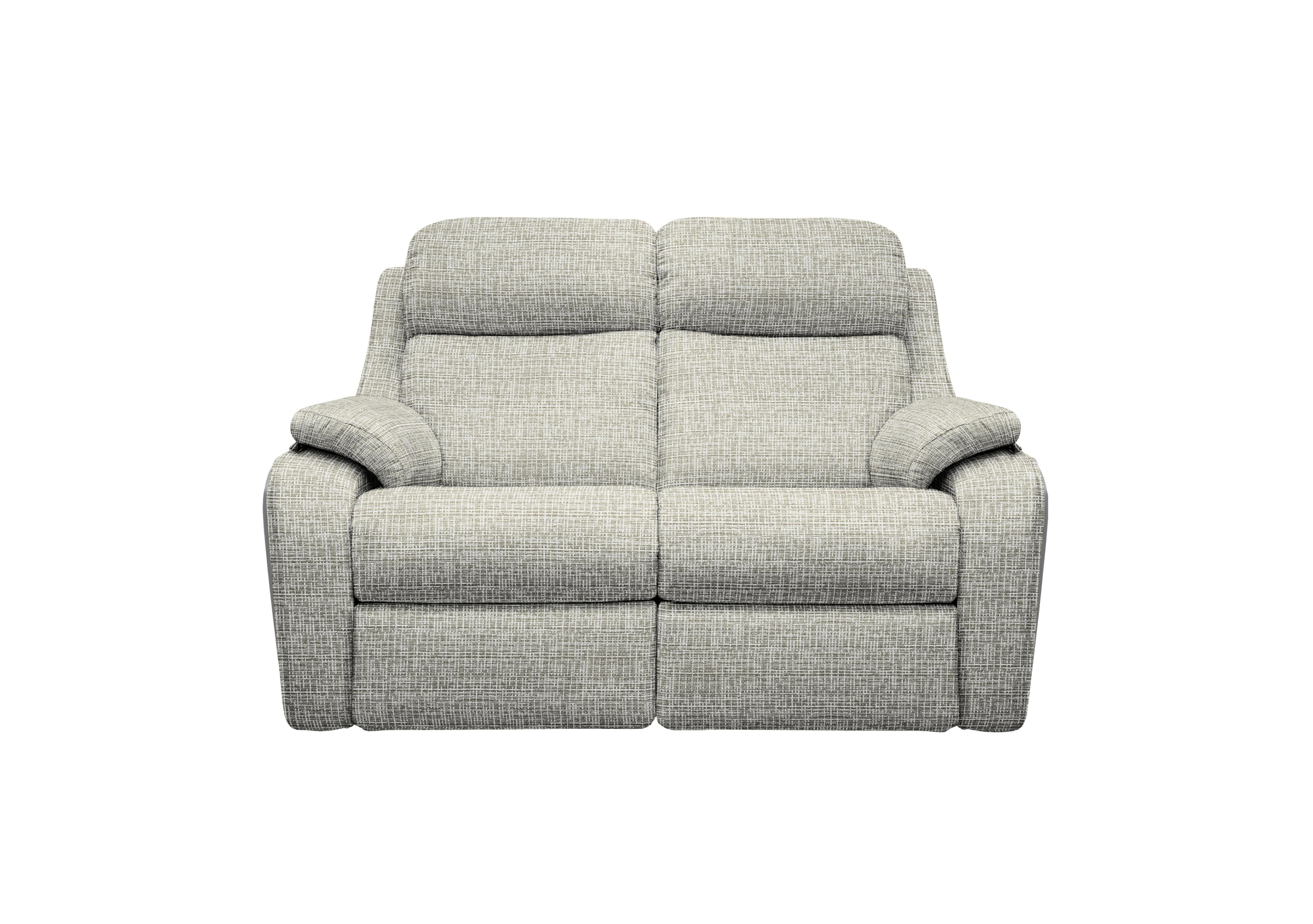 Kingsbury 2 Seater Fabric Sofa in B921 Waffle Smoke on Furniture Village