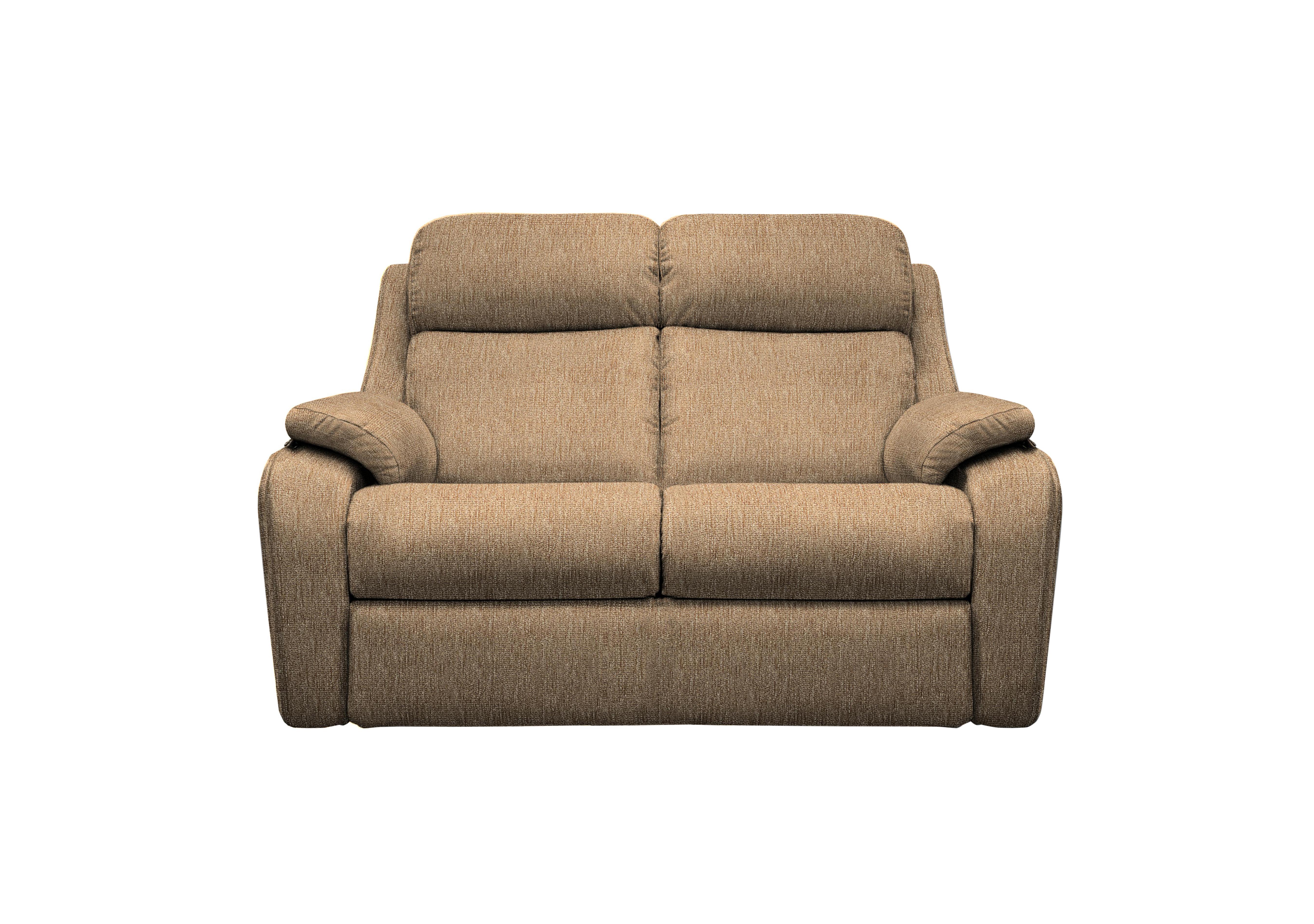 Kingsbury 2 Seater Fabric Sofa in A070 Boucle Cocoa on Furniture Village