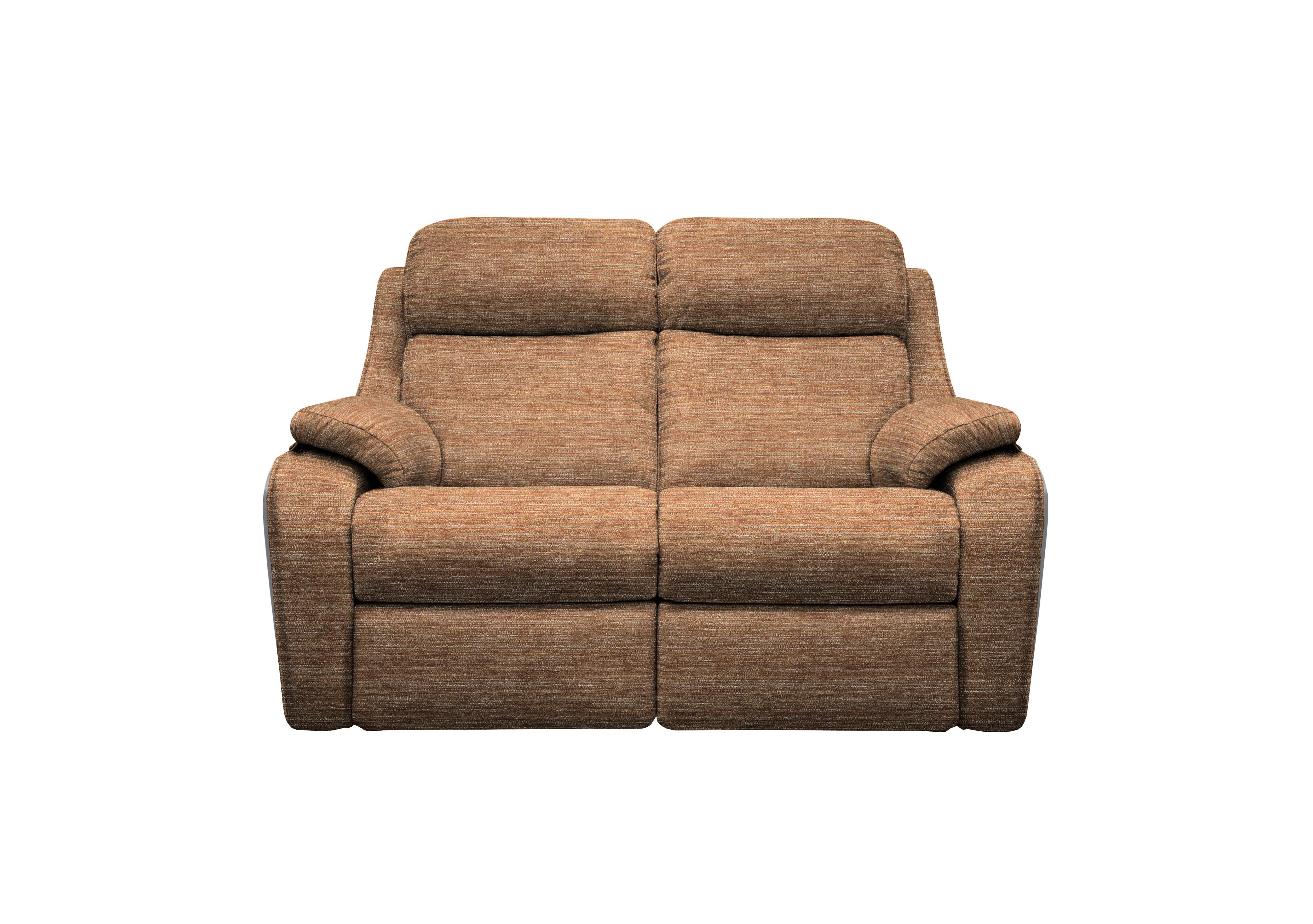 Kingsbury 2 Seater Fabric Sofa in B908 Victoria Ginger on Furniture Village