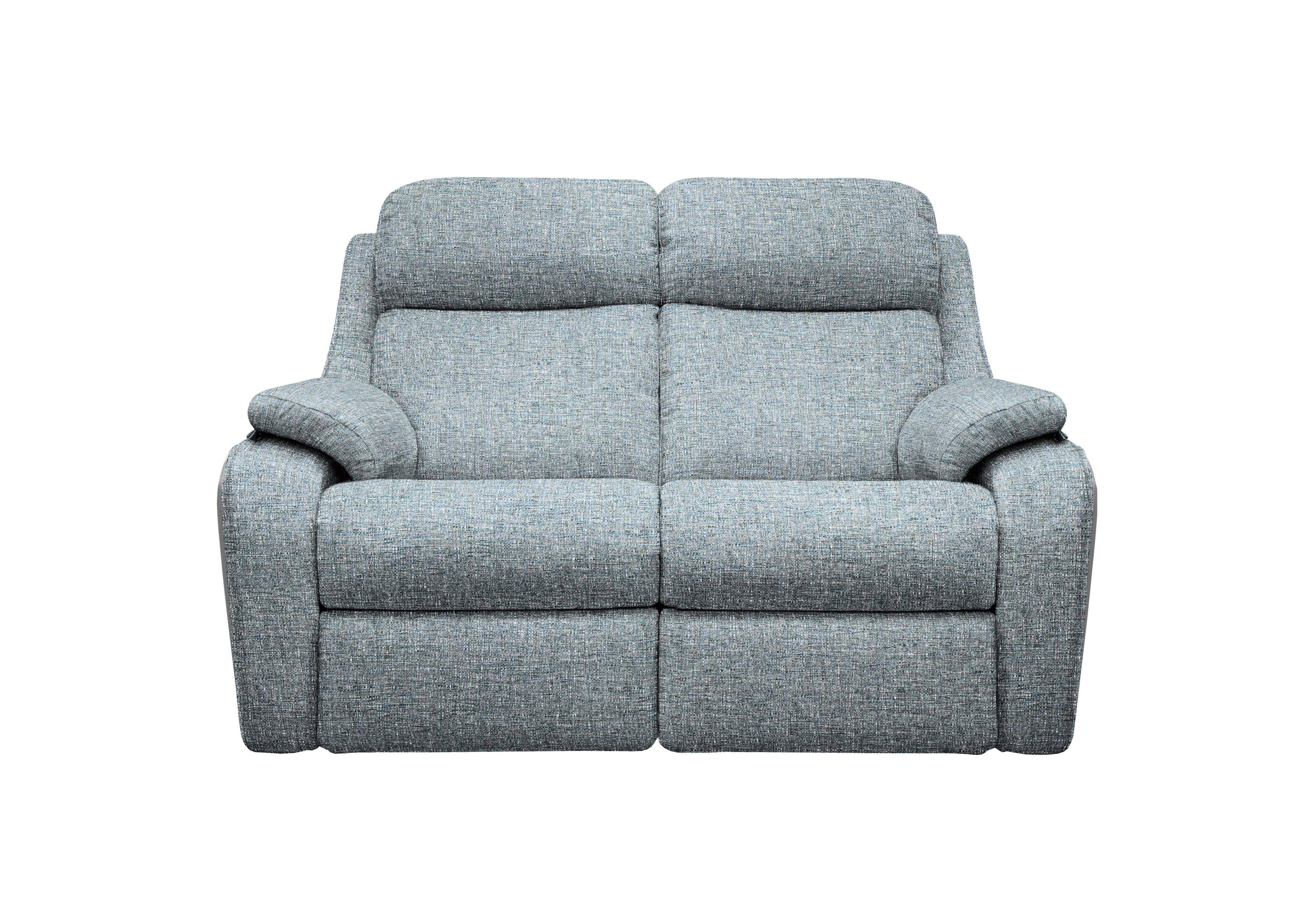 Kingsbury 2 Seater Fabric Sofa in B974 Arola Sky on Furniture Village