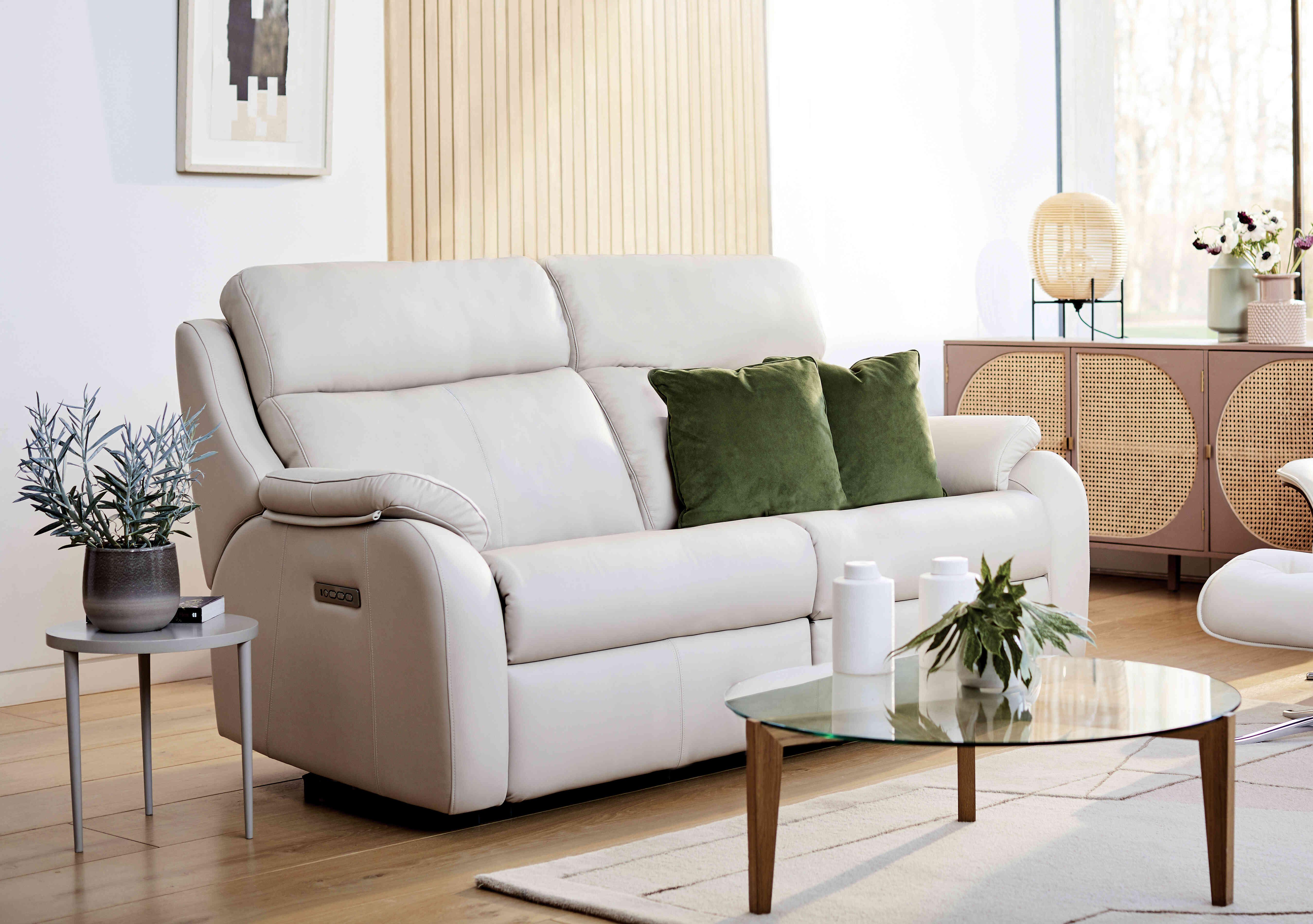 Kingsbury 2 Seater Leather Sofa in  on Furniture Village