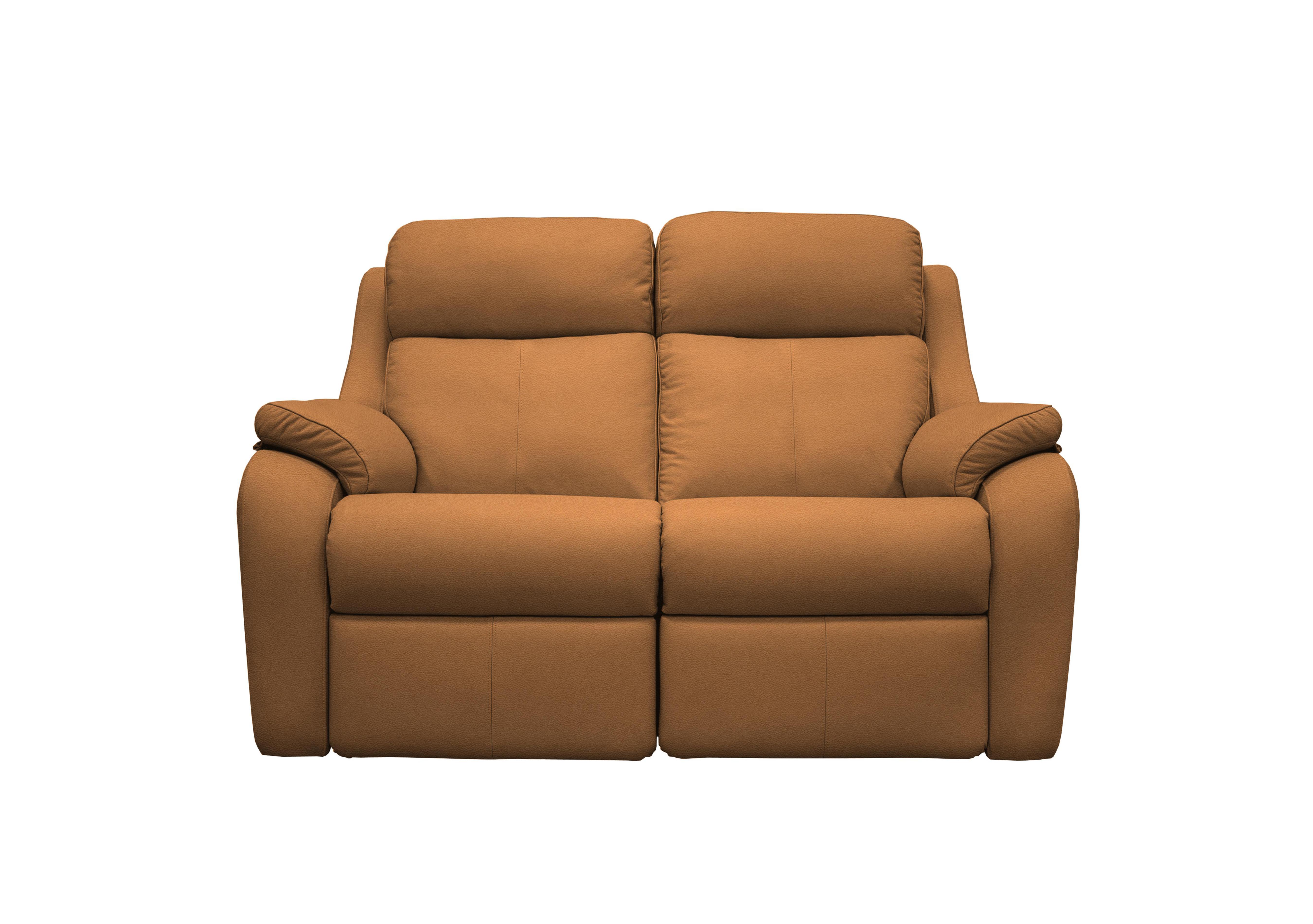 Kingsbury 2 Seater Leather Sofa in L847 Cambridge Tan on Furniture Village