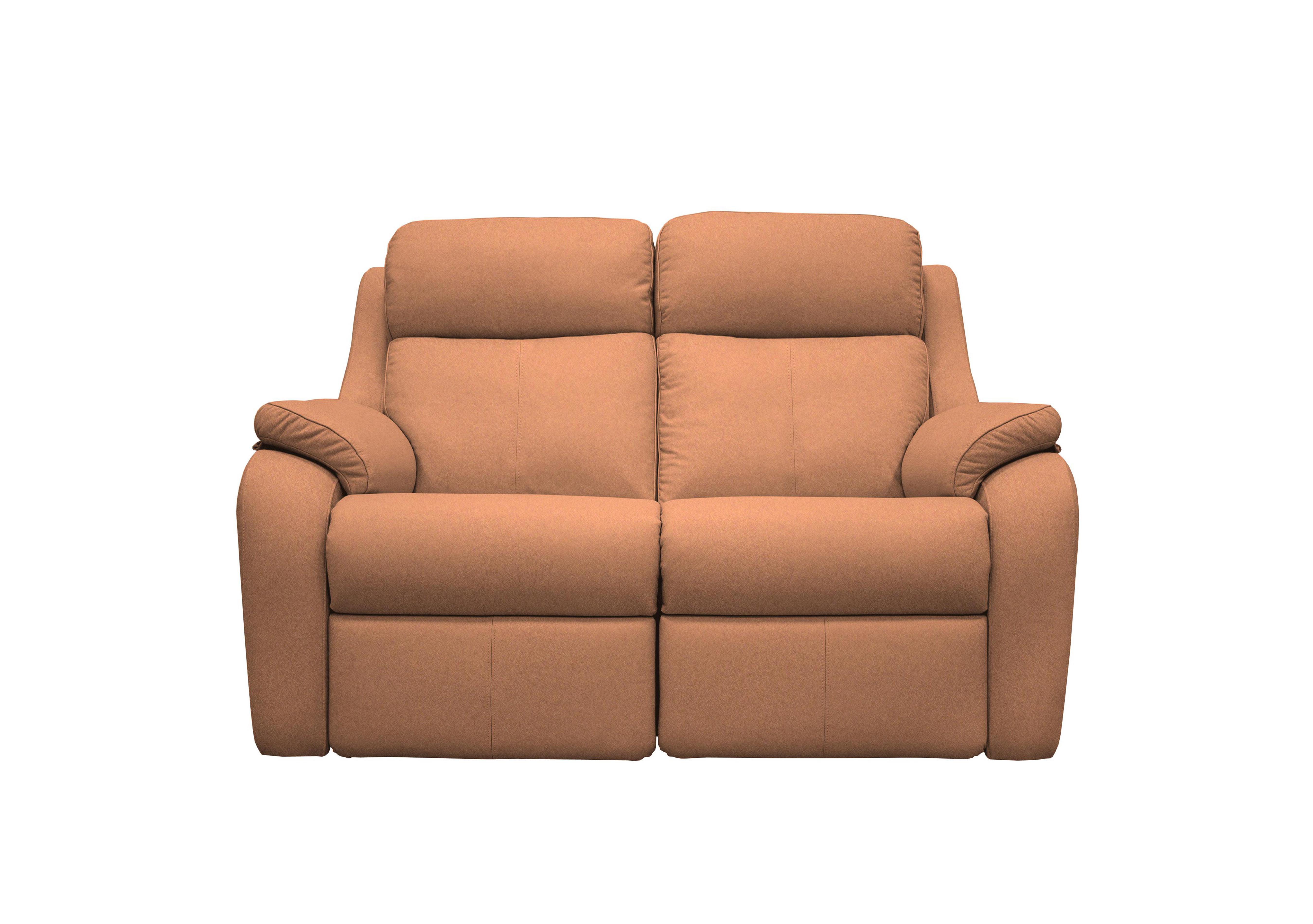 Kingsbury 2 Seater Leather Sofa in N001 Texas Tan on Furniture Village