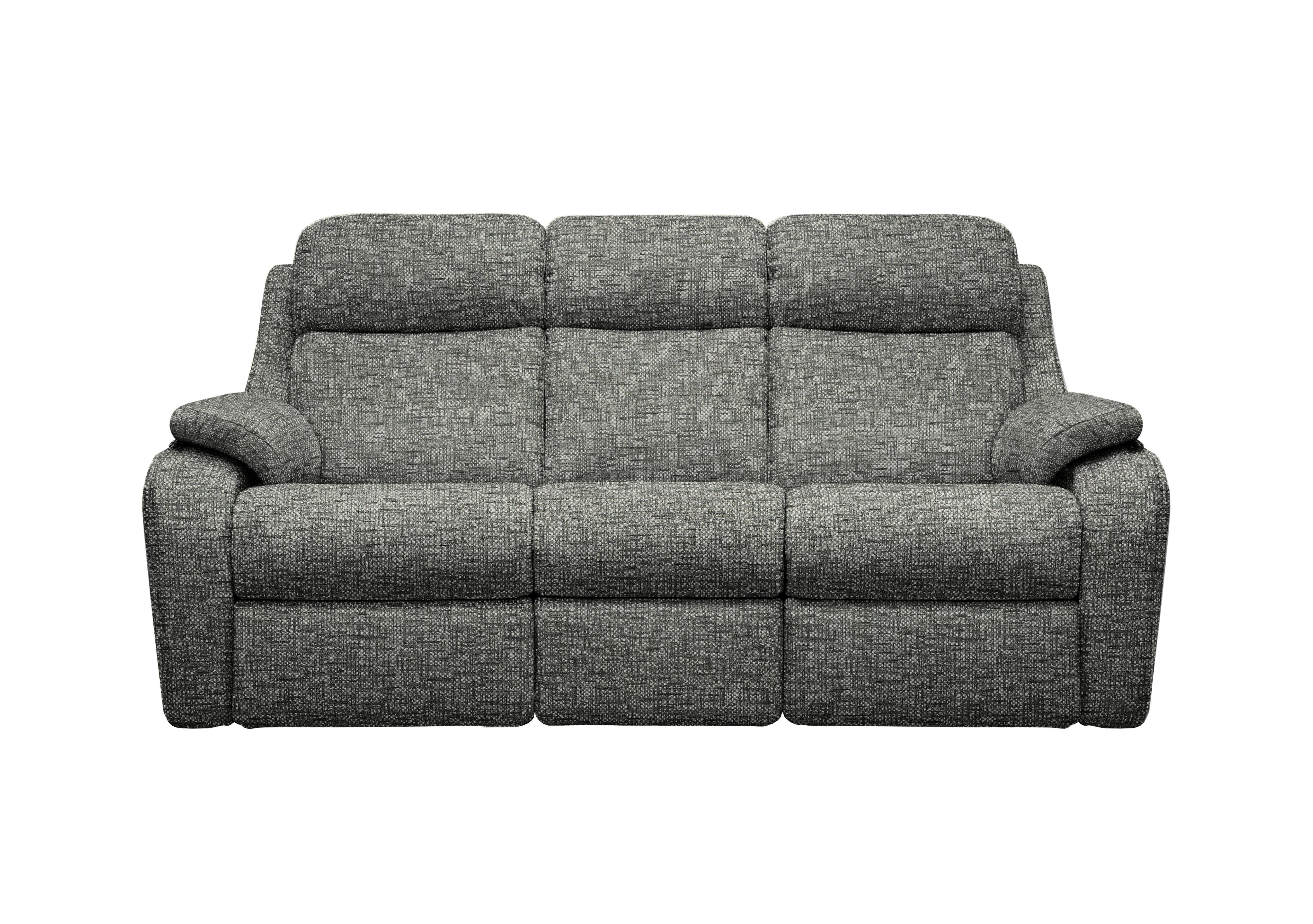 Kingsbury 3 Seater Fabric Sofa in B031 Remco Slate on Furniture Village