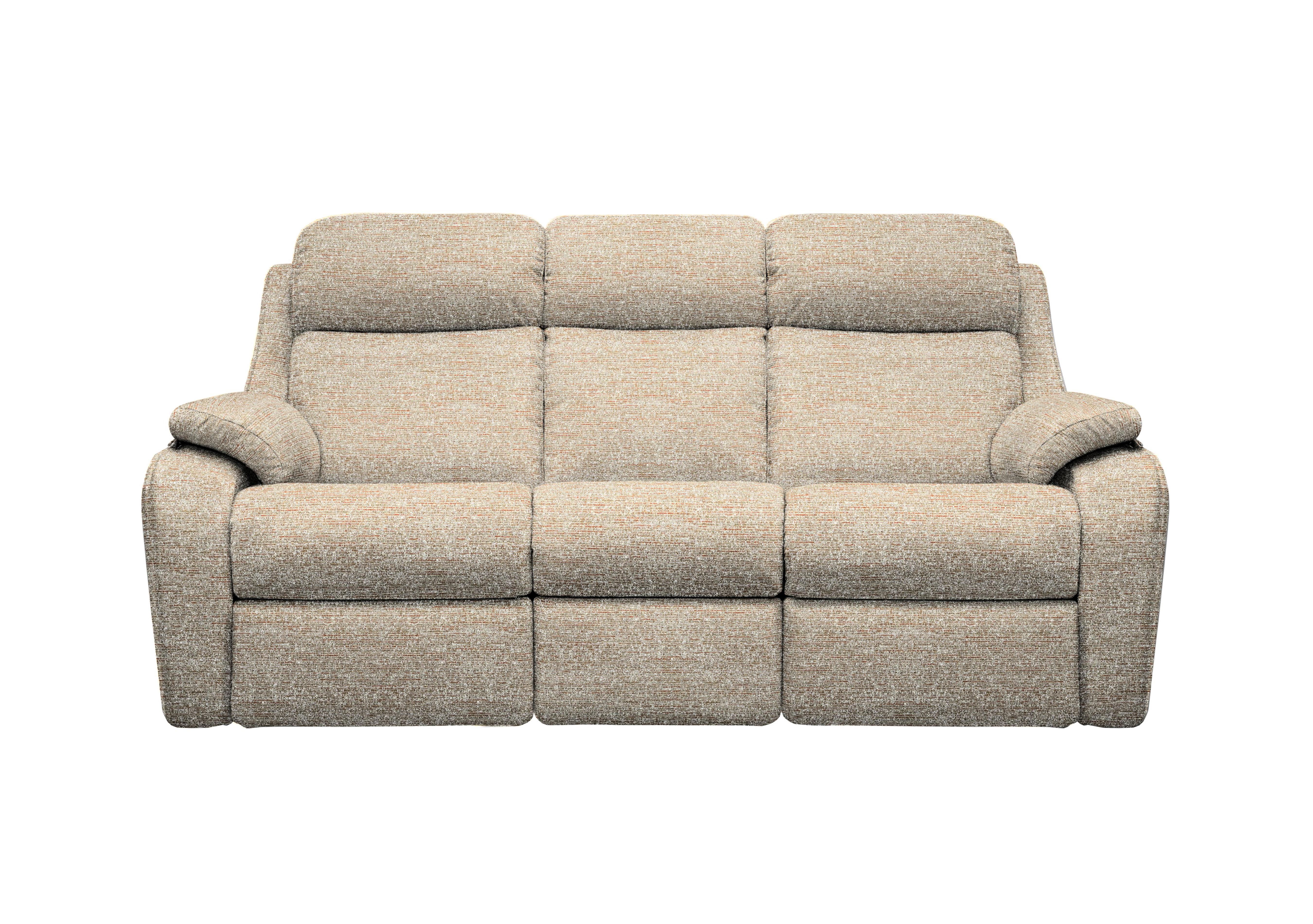Kingsbury 3 Seater Fabric Sofa in C030 Kampala Beige on Furniture Village