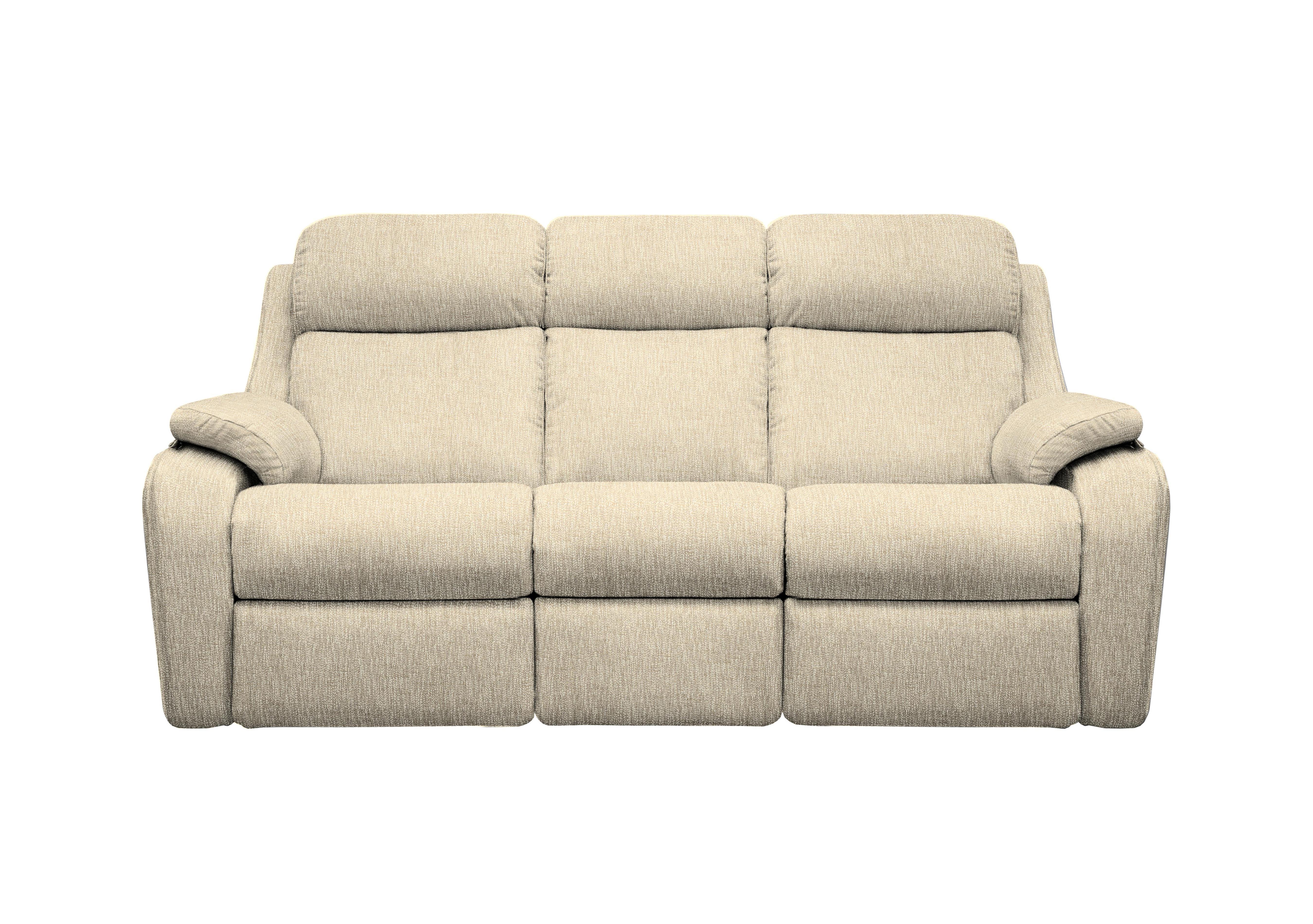 Kingsbury 3 Seater Fabric Sofa in C932 Rush Sand on Furniture Village