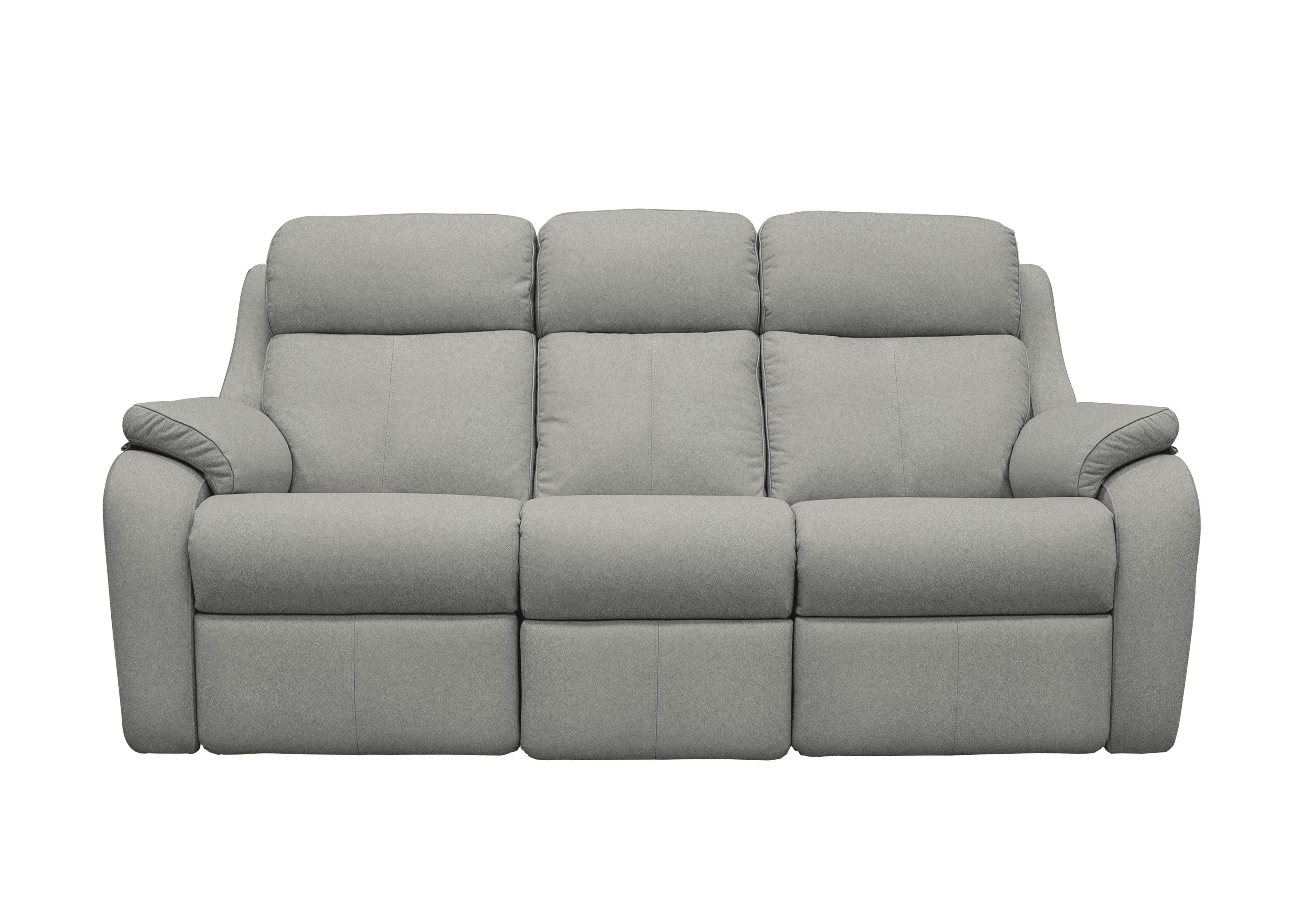 Kingsbury 3 Seater Leather Sofa in N002 Texas Charcoal on Furniture Village