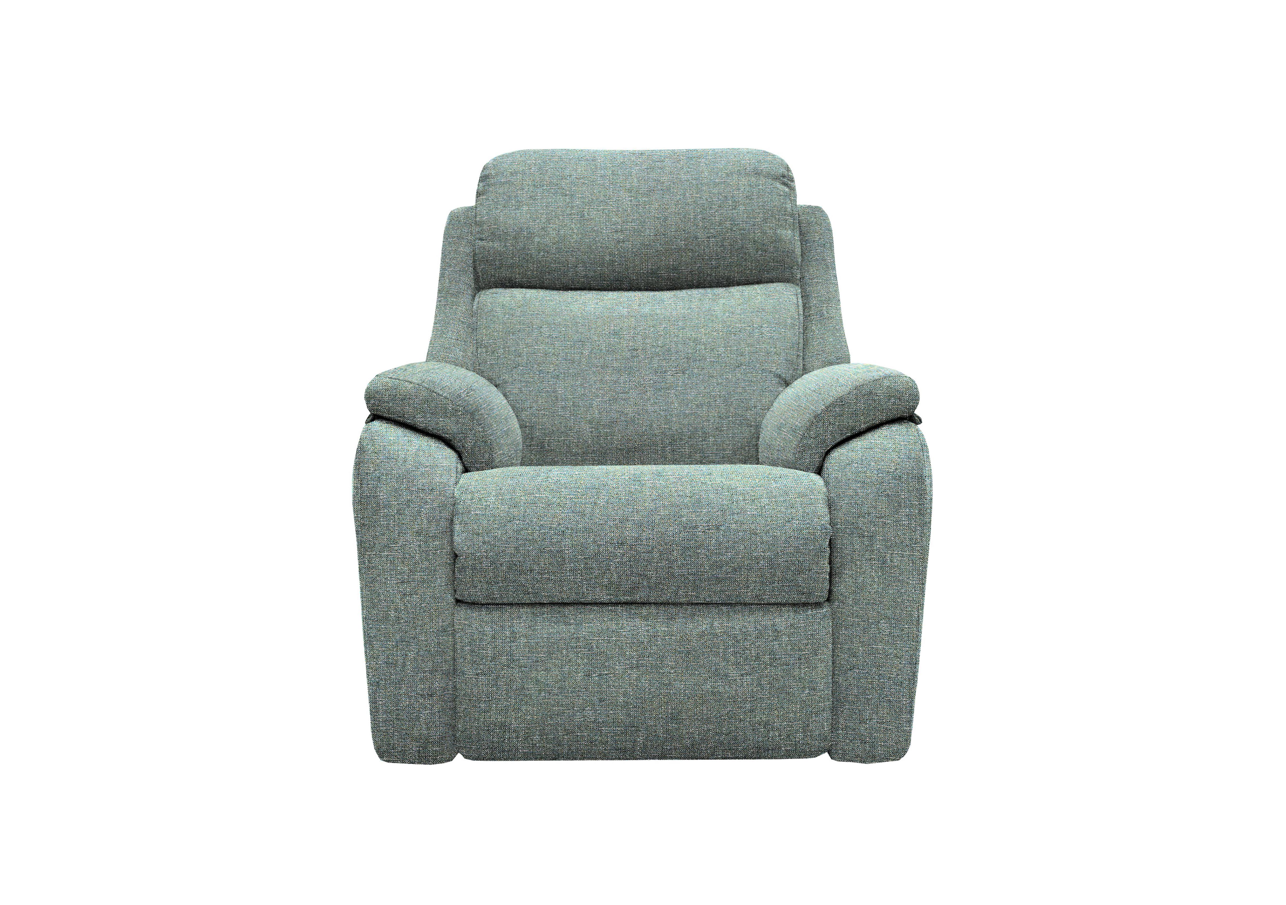 Kingsbury Fabric Armchair in A020 Dapple Kingfisher on Furniture Village