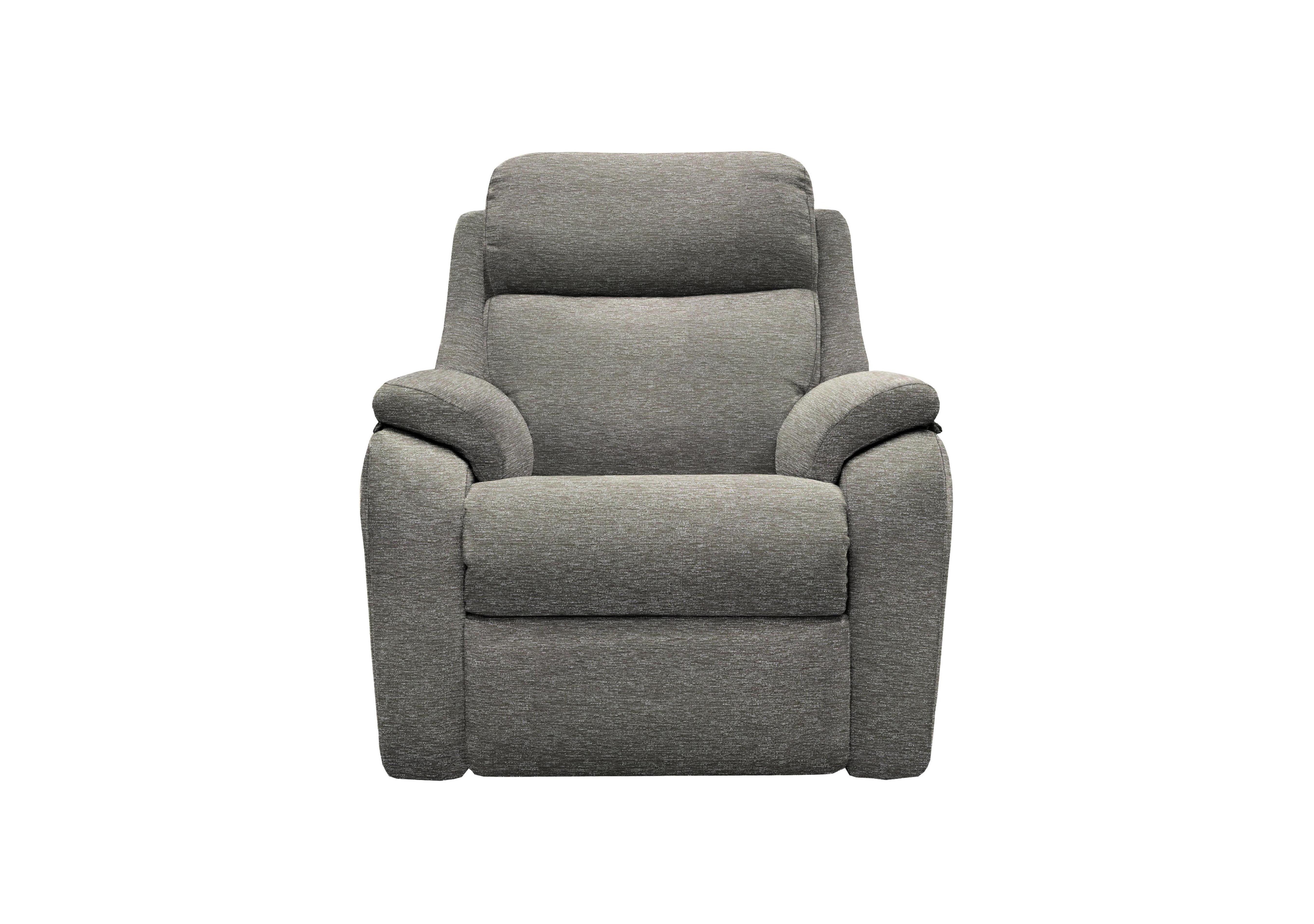 Kingsbury Fabric Armchair in B080 Mirage Slate on Furniture Village