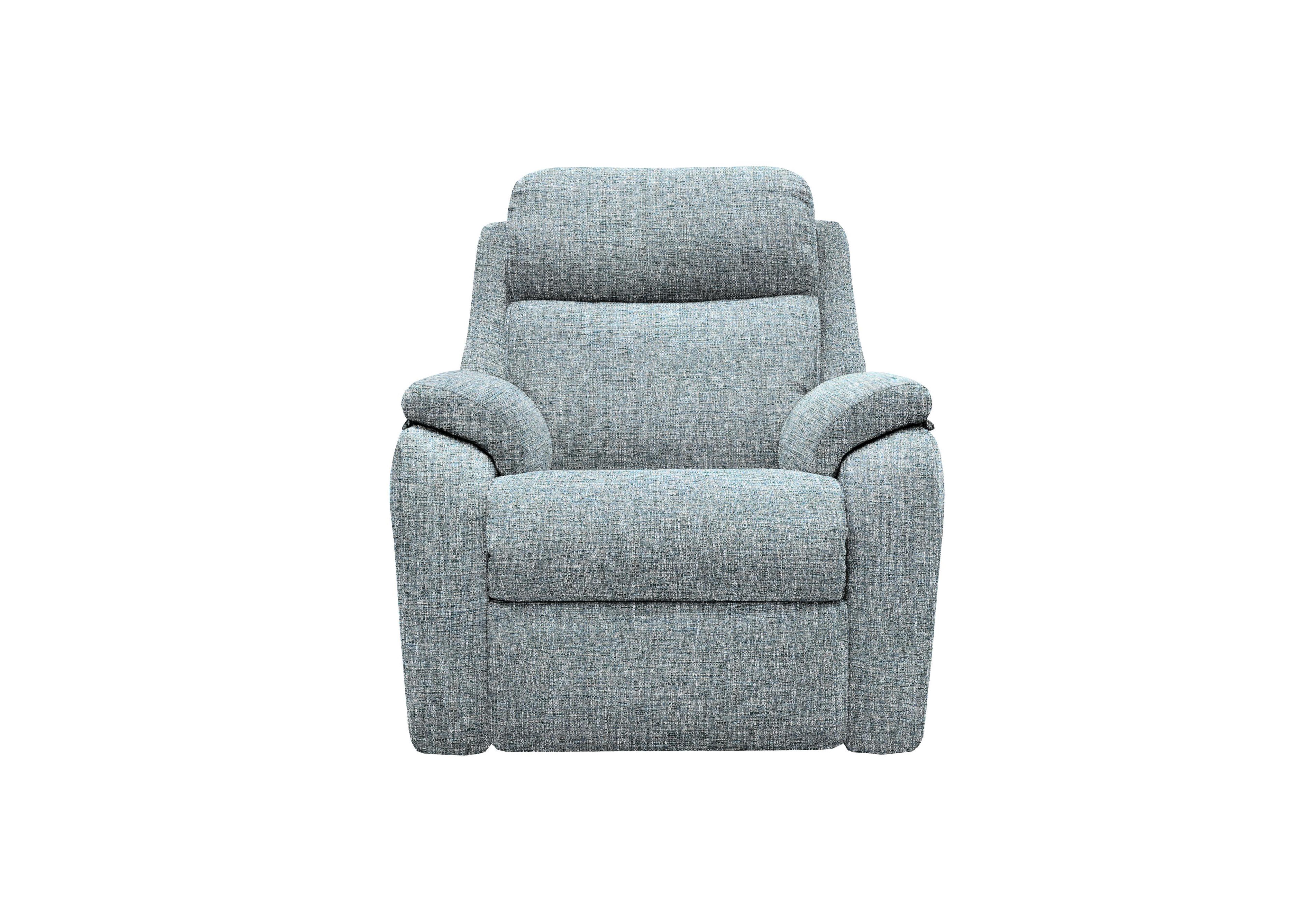 Kingsbury Fabric Armchair in B974 Arola Sky on Furniture Village