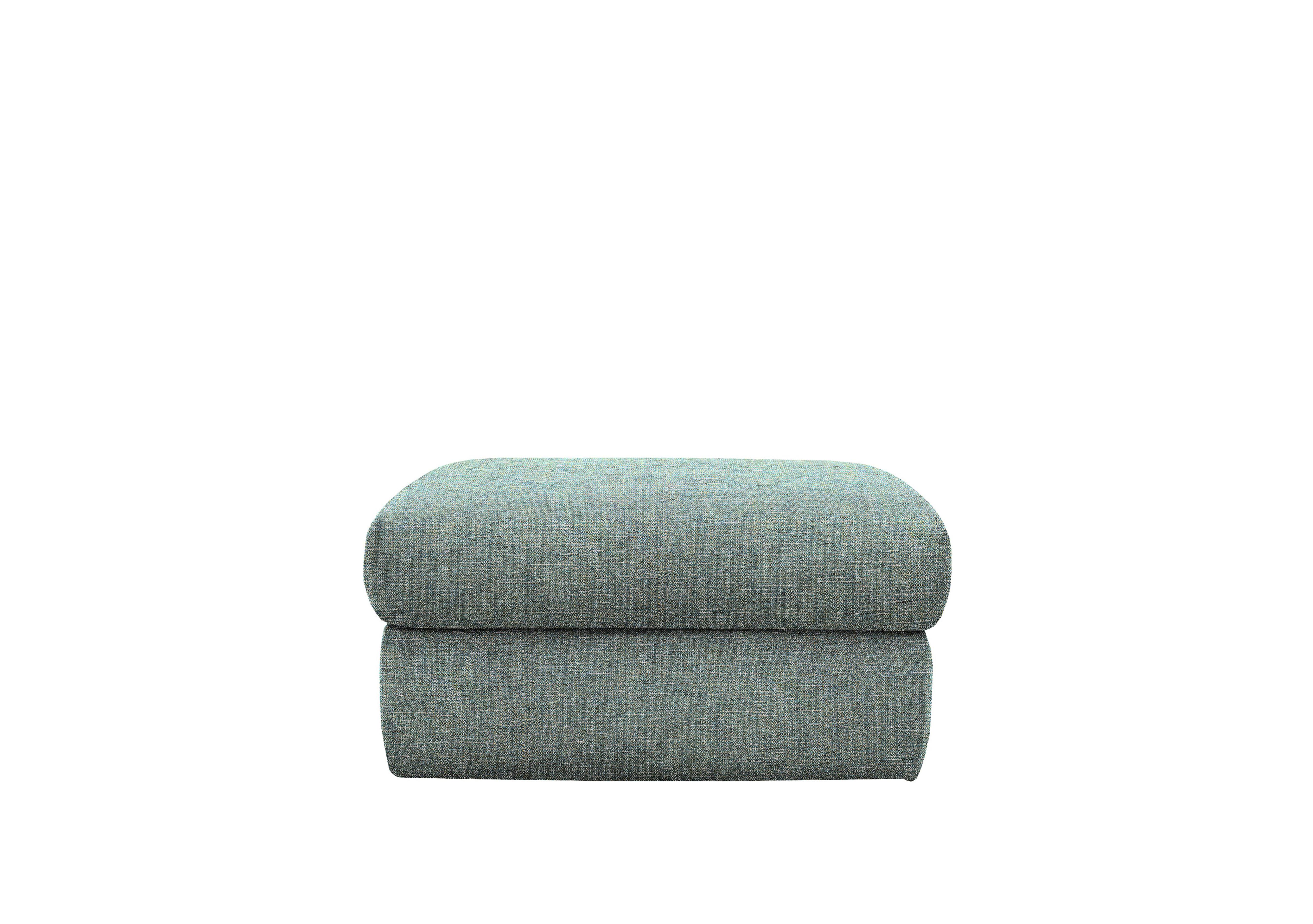 Kingsbury Fabric Storage Footstool in A020 Dapple Kingfisher on Furniture Village