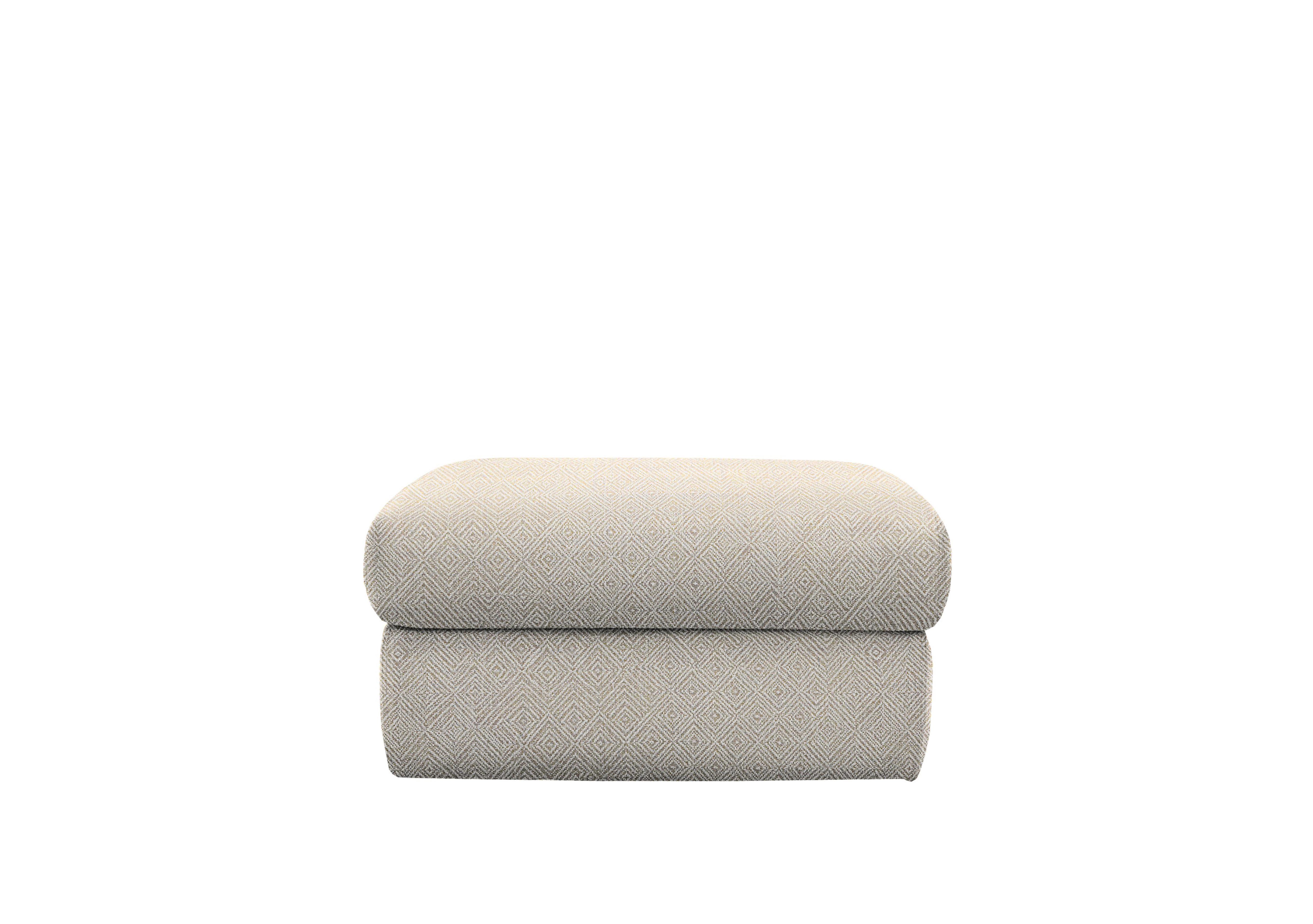 Kingsbury Fabric Storage Footstool in B011 Nebular Blush on Furniture Village