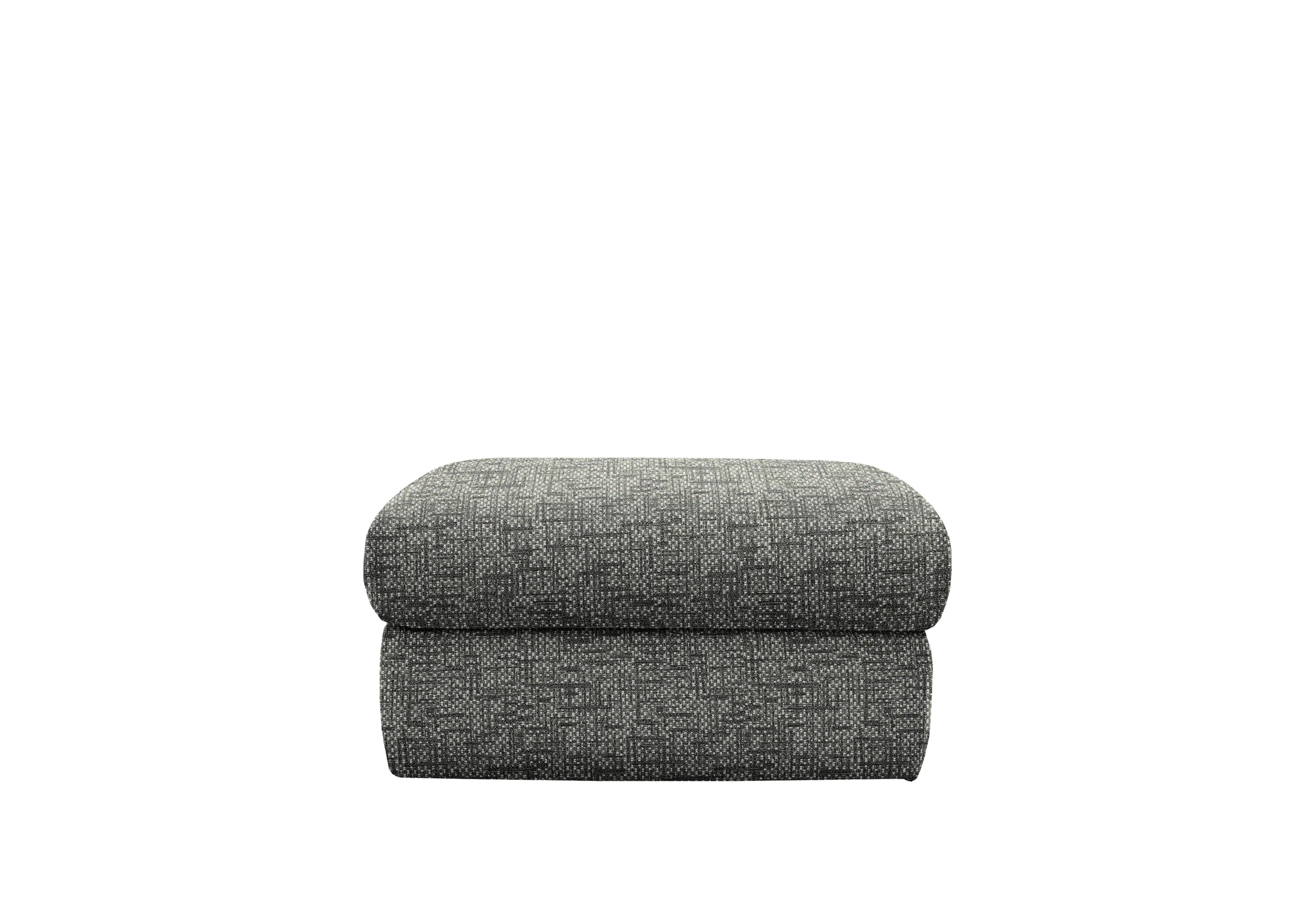 Kingsbury Fabric Storage Footstool in B031 Remco Slate on Furniture Village