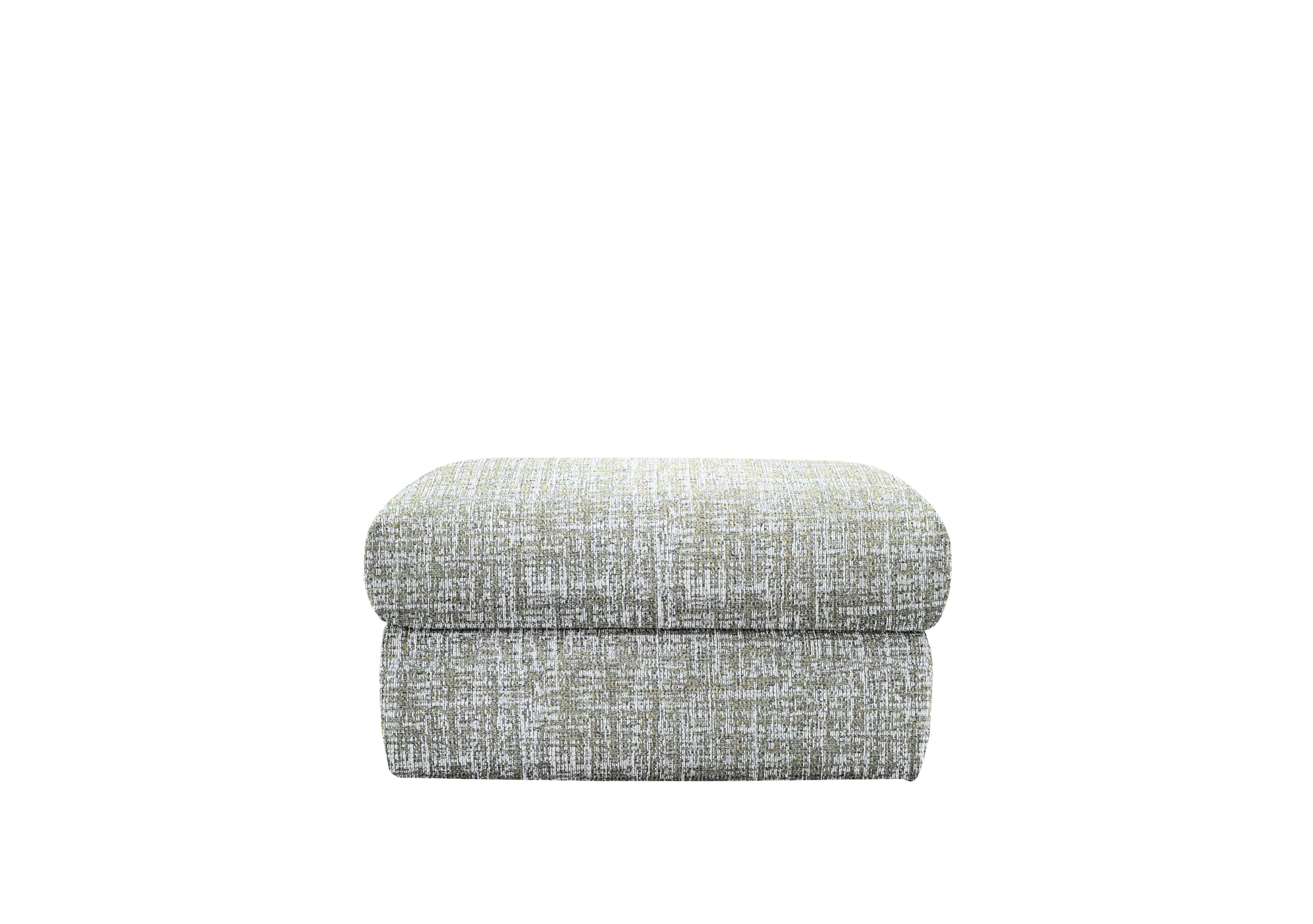 Kingsbury Fabric Storage Footstool in B102 Shore Oatmeal on Furniture Village