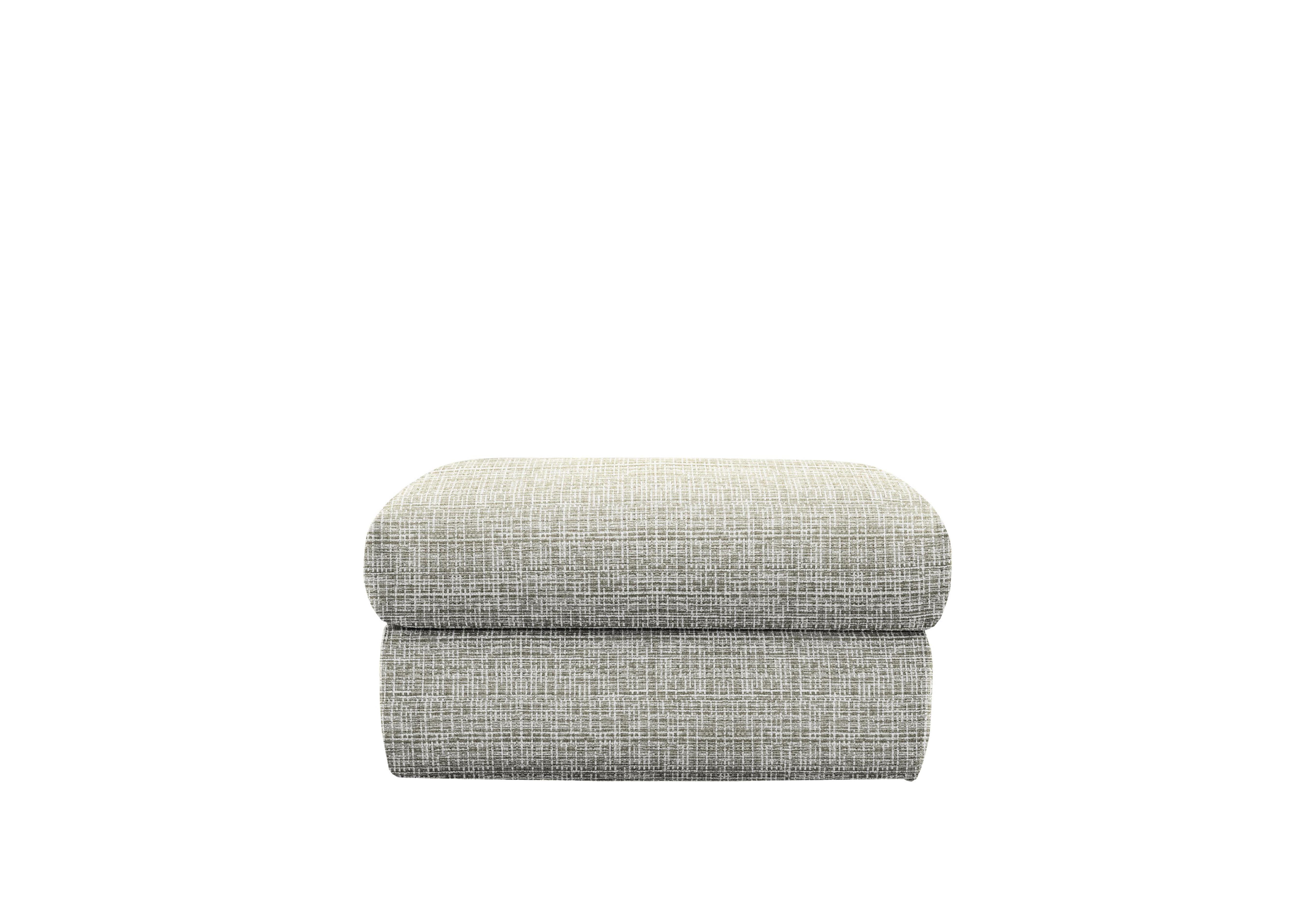Kingsbury Fabric Storage Footstool in B921 Waffle Smoke on Furniture Village