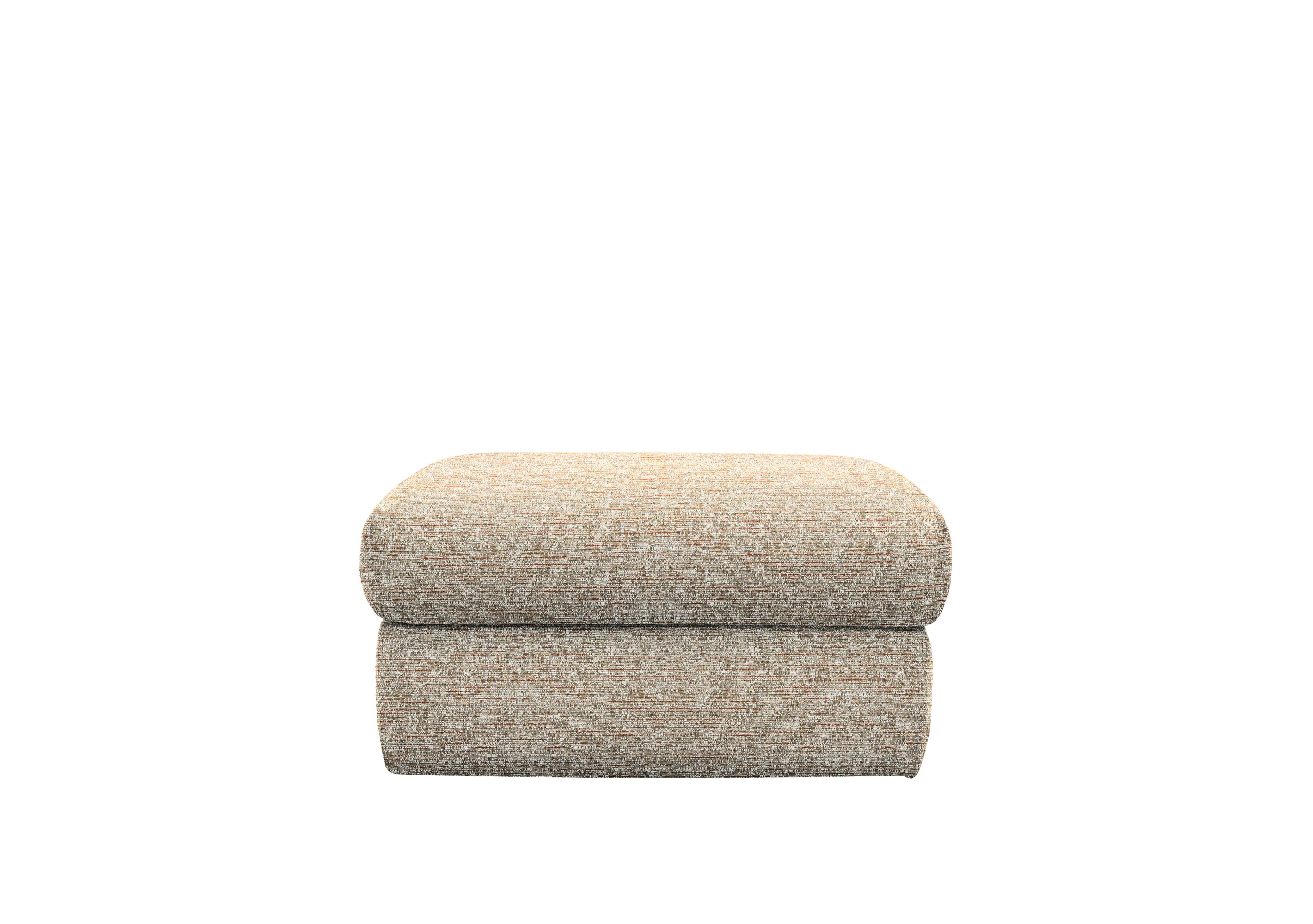 Kingsbury Fabric Storage Footstool in C030 Kampala Beige on Furniture Village
