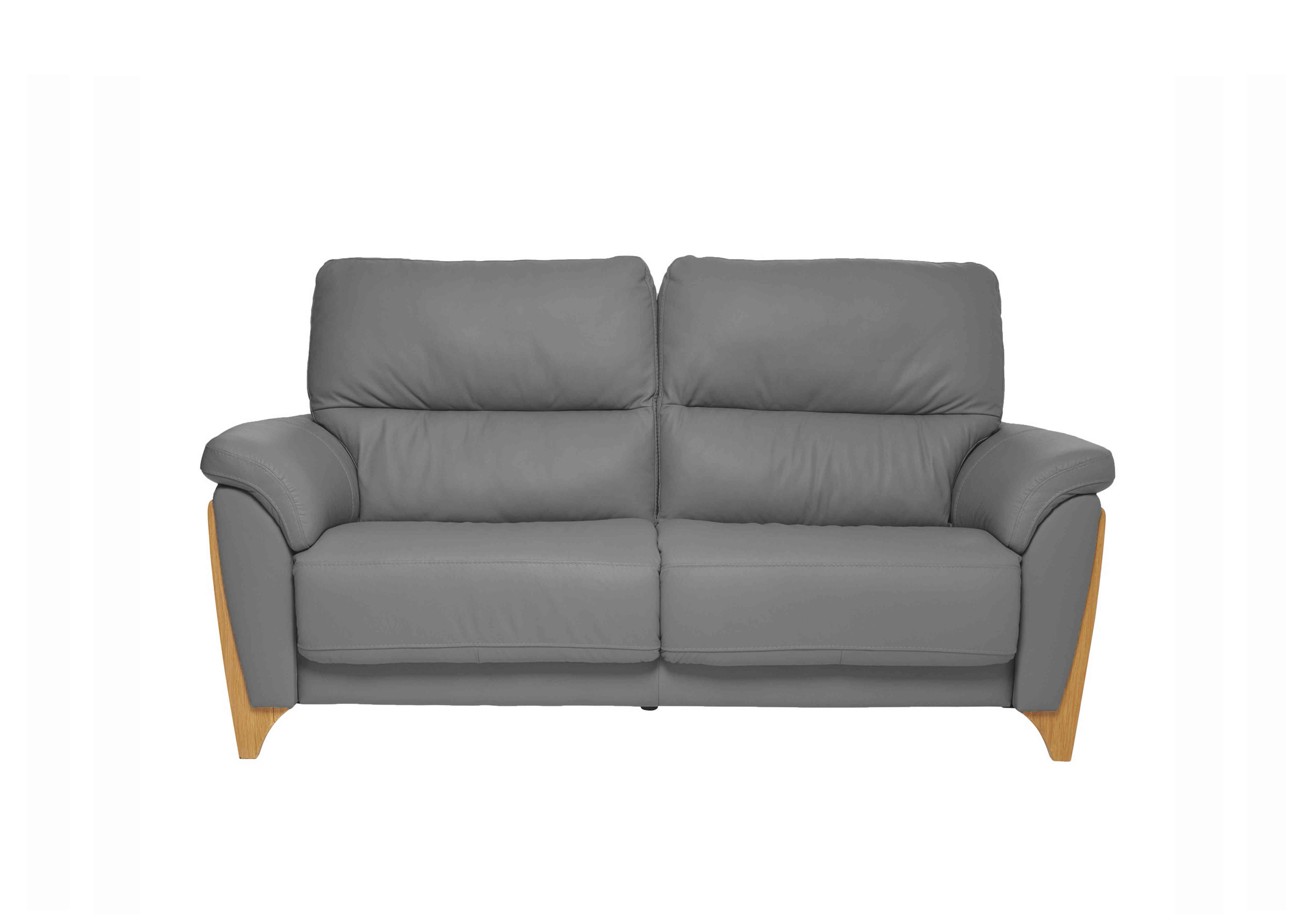 Enna Medium Leather Sofa in L956 on Furniture Village