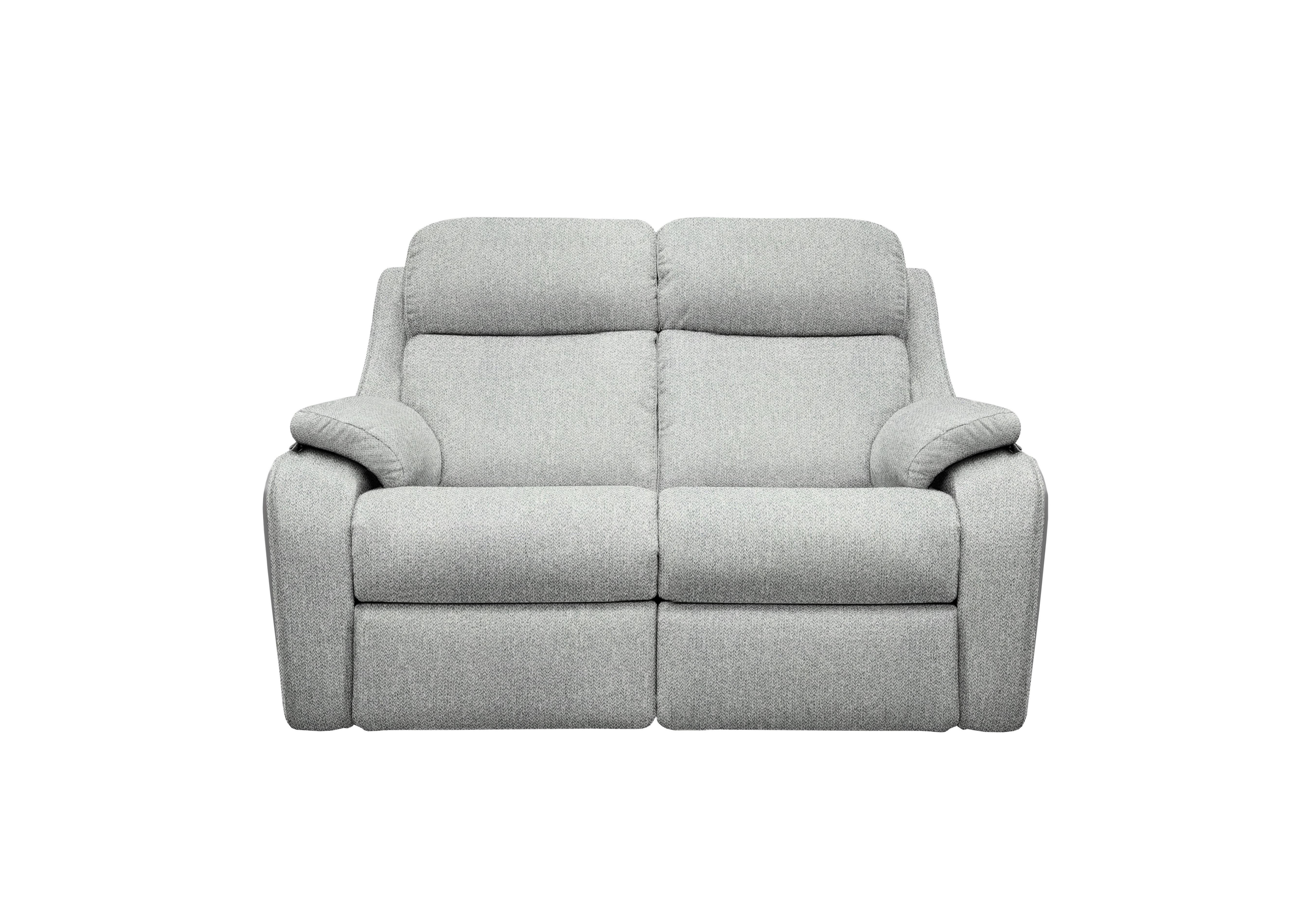 Kingsbury 2 Seater Fabric Power Recliner Sofa with Power Headrests in A011 Swift Cygnet on Furniture Village