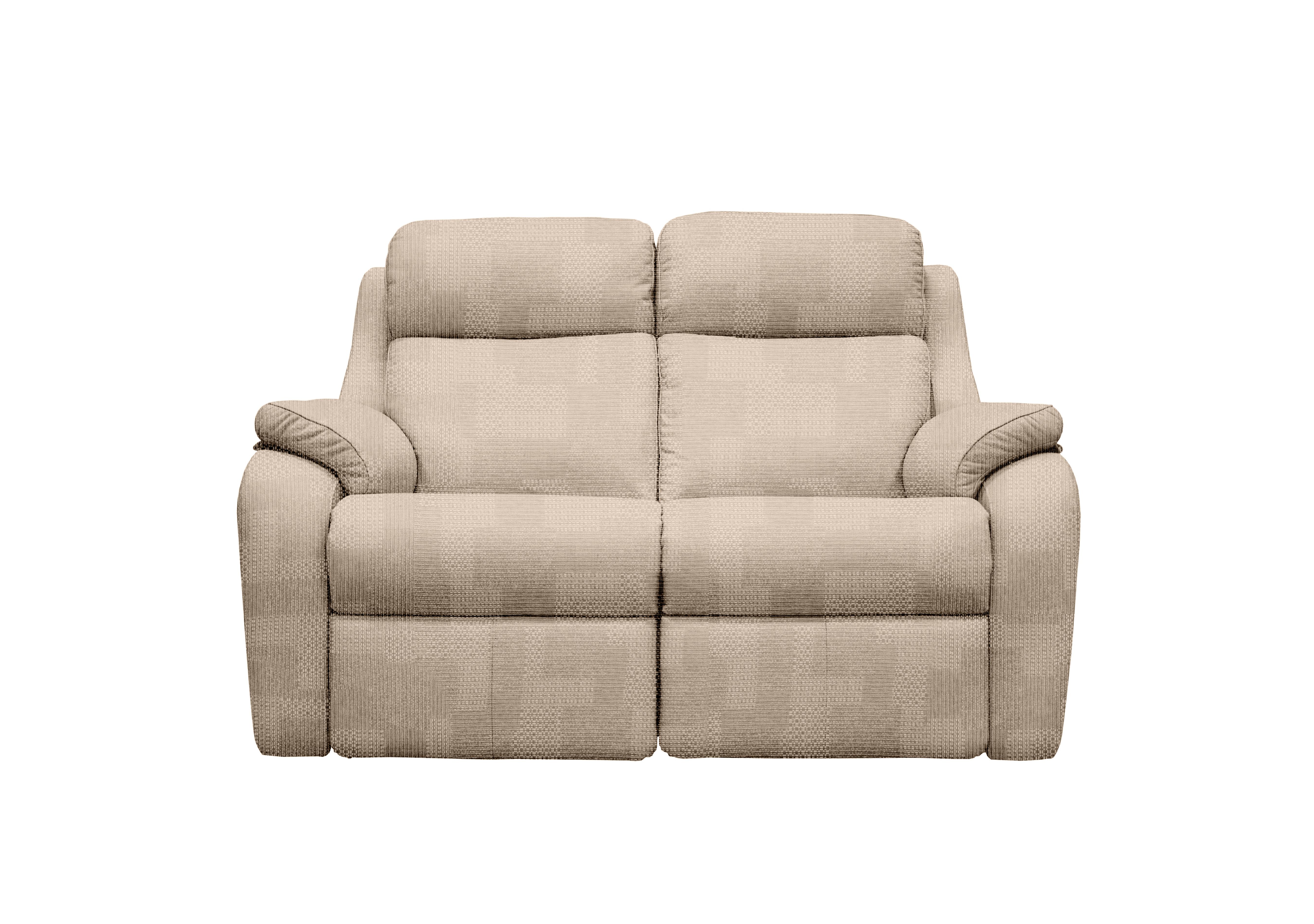 Kingsbury 2 Seater Fabric Power Recliner Sofa with Power Headrests in A801 Faro Mist on Furniture Village