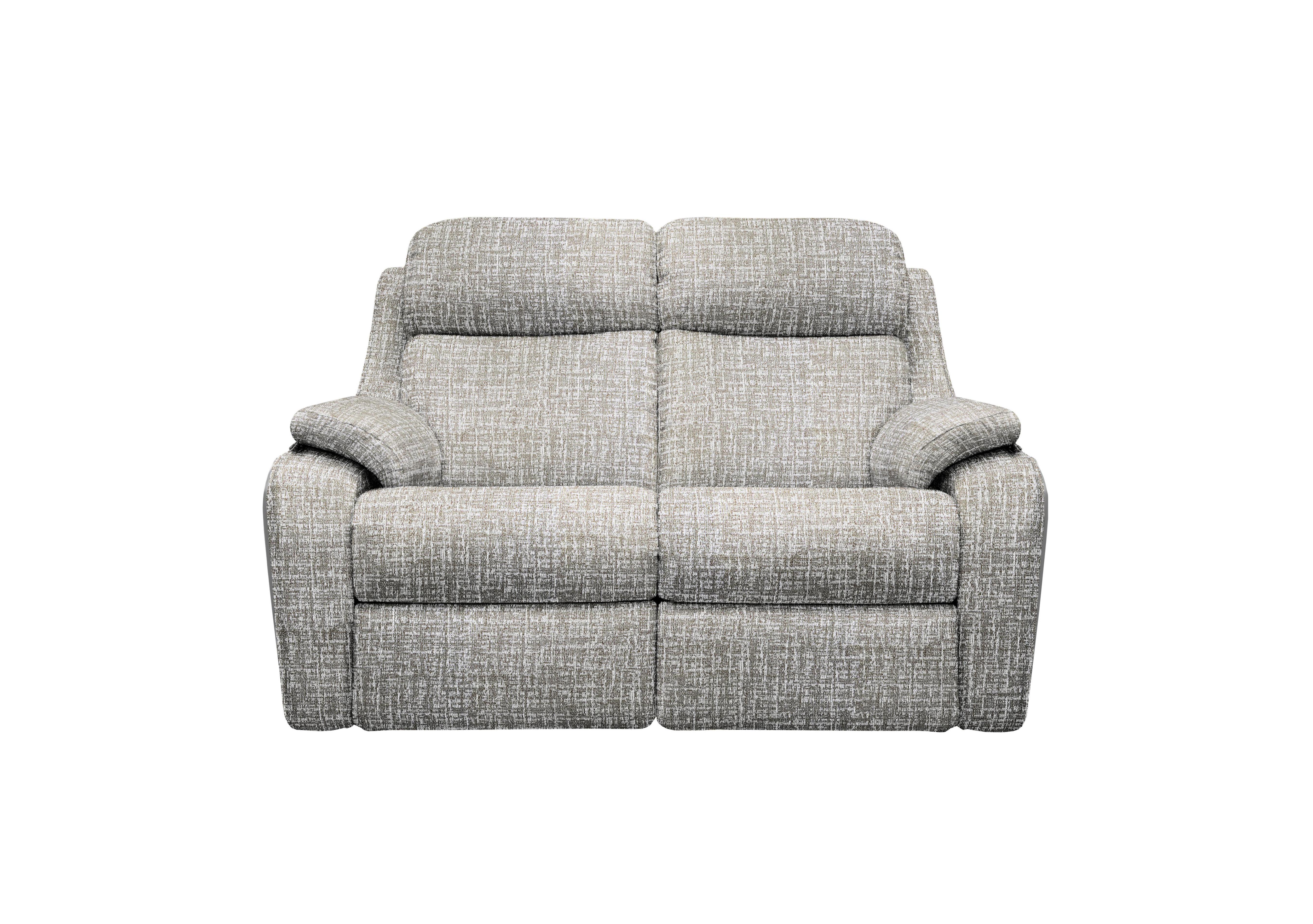 Kingsbury 2 Seater Fabric Power Recliner Sofa with Power Headrests in B103 Shore Slate on Furniture Village