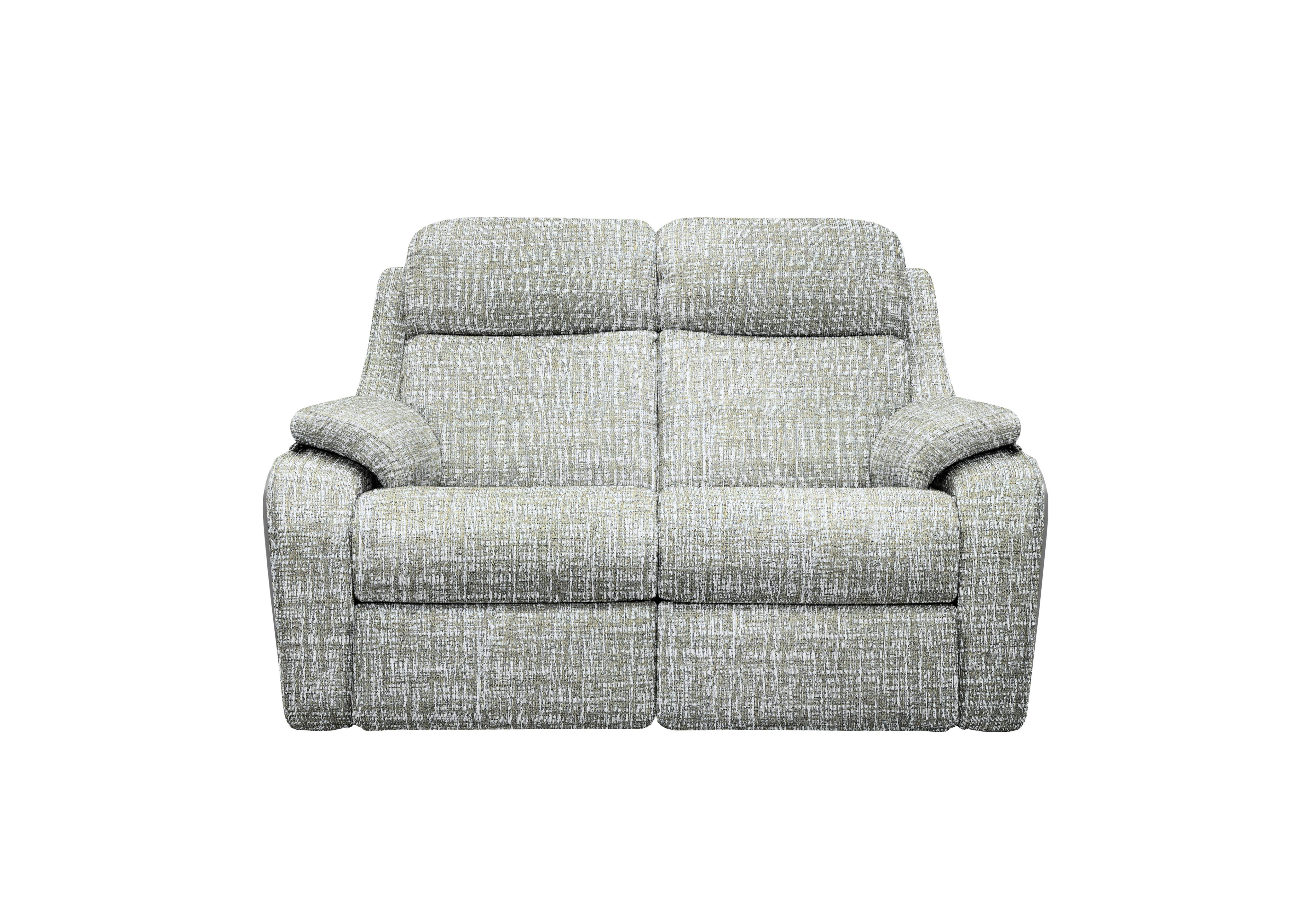 Kingsbury 2 Seater Fabric Power Recliner Sofa with Power Headrests in B102 Shore Oatmeal on Furniture Village