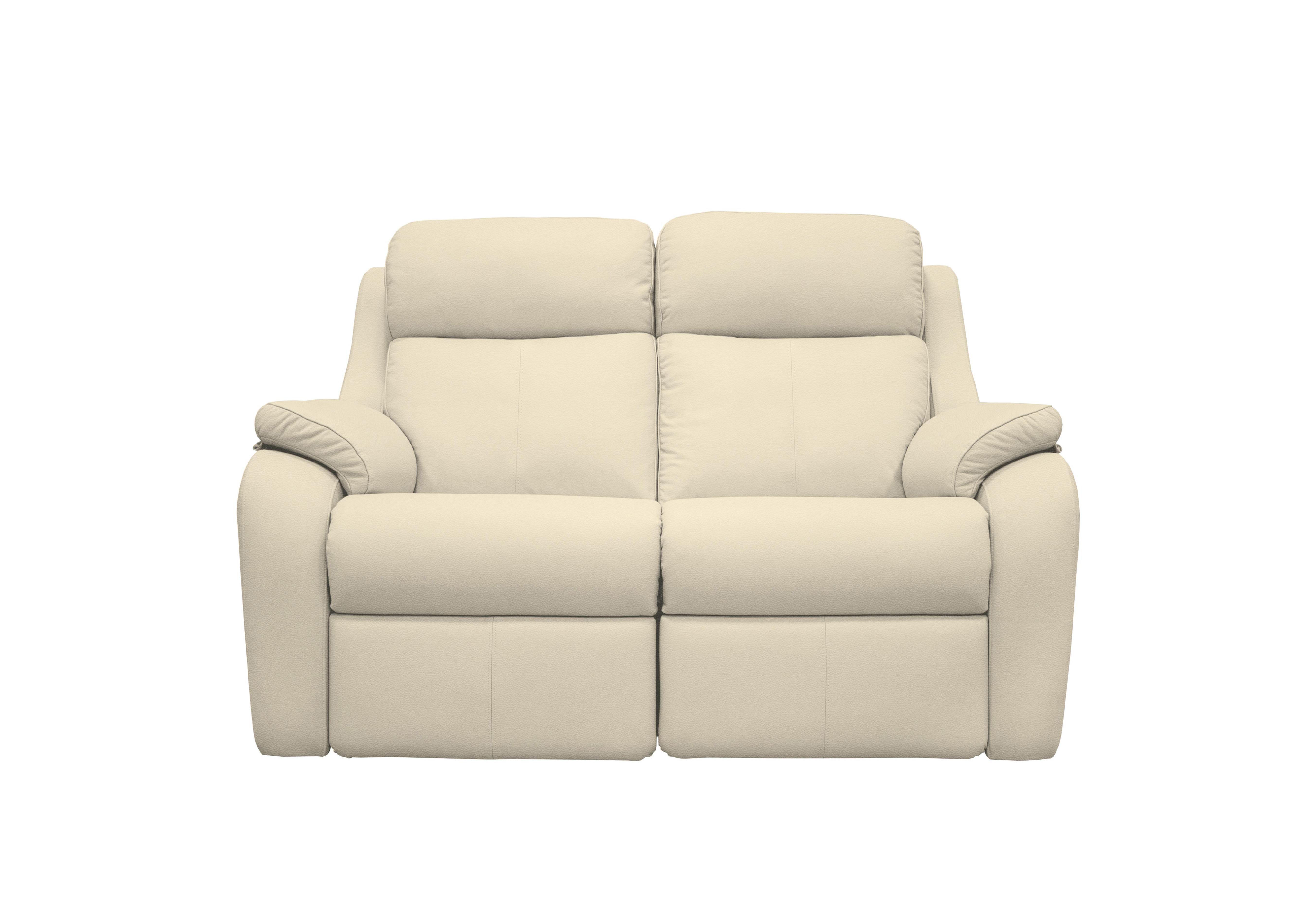 Kingsbury 2 Seater Leather Power Recliner Sofa with Power Headrests in L843 Cambridge Stone on Furniture Village