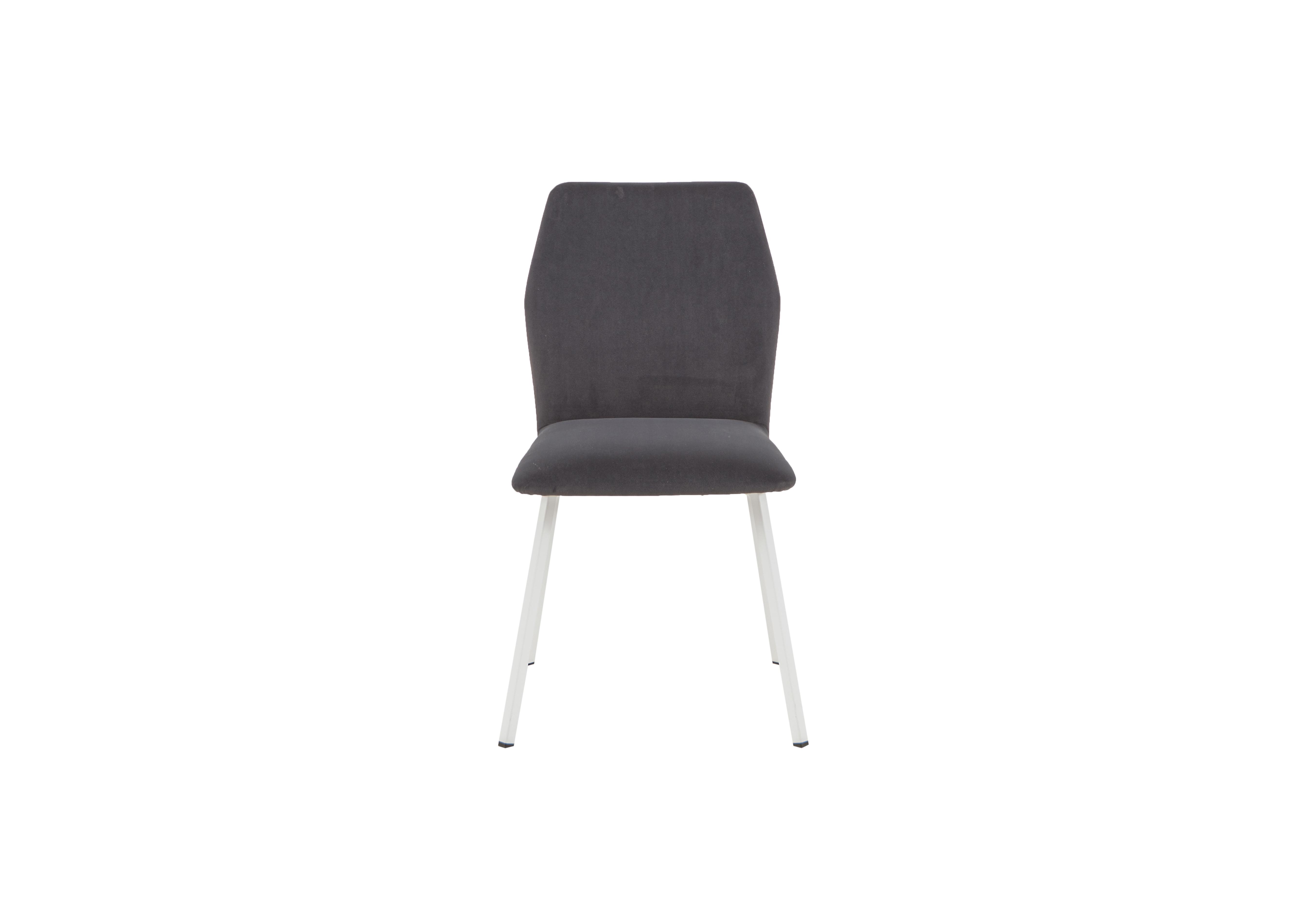 Wings Hexa Fixed Fabric Dining Chair in Grey on Furniture Village