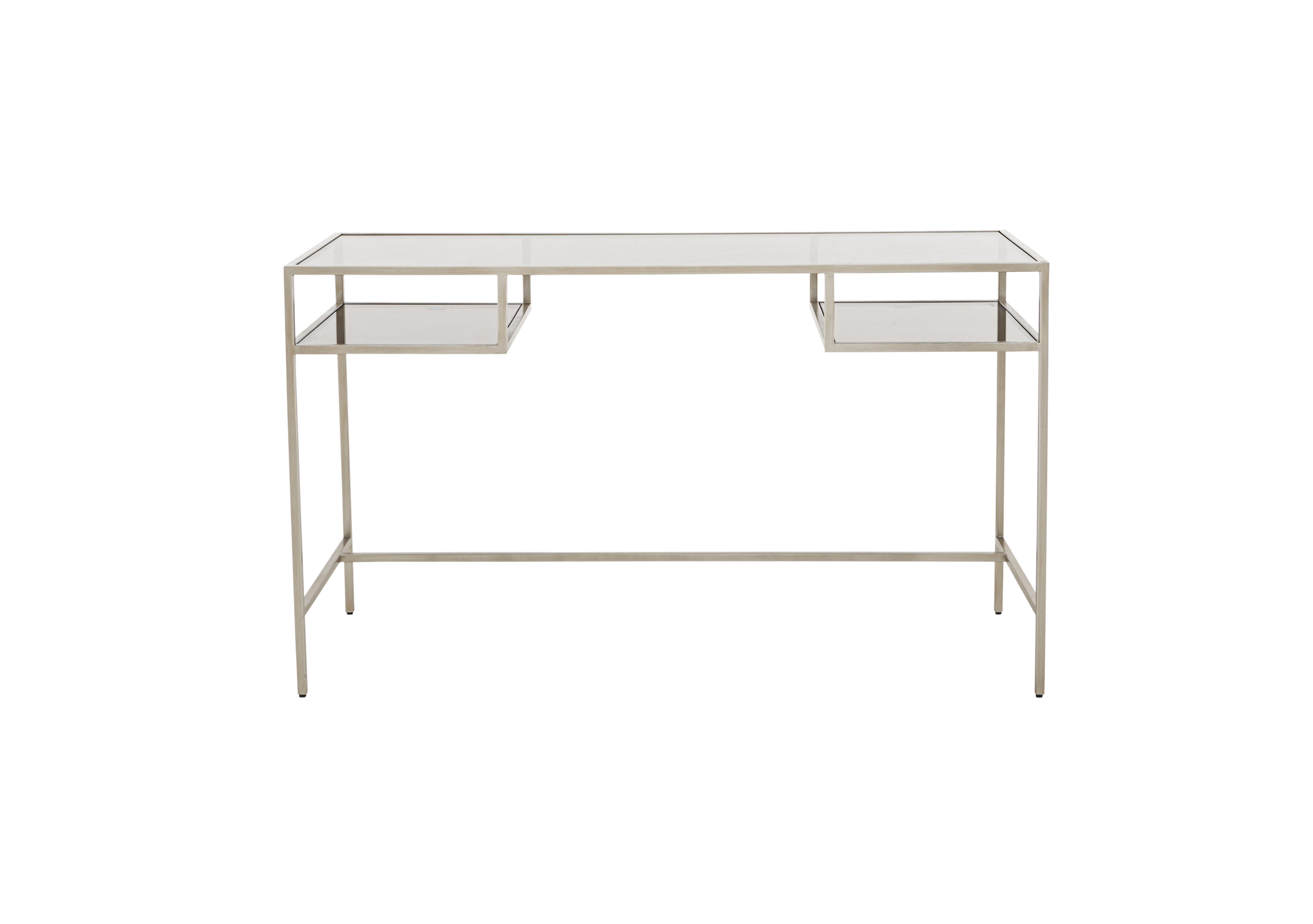 Amalia Desk in Silver on Furniture Village