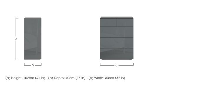 Mando 3+2 Drawer Chest in  on Furniture Village