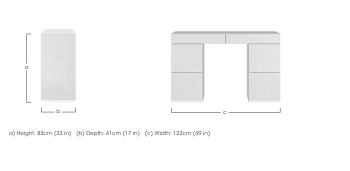 Mando Dressing Table in  on Furniture Village