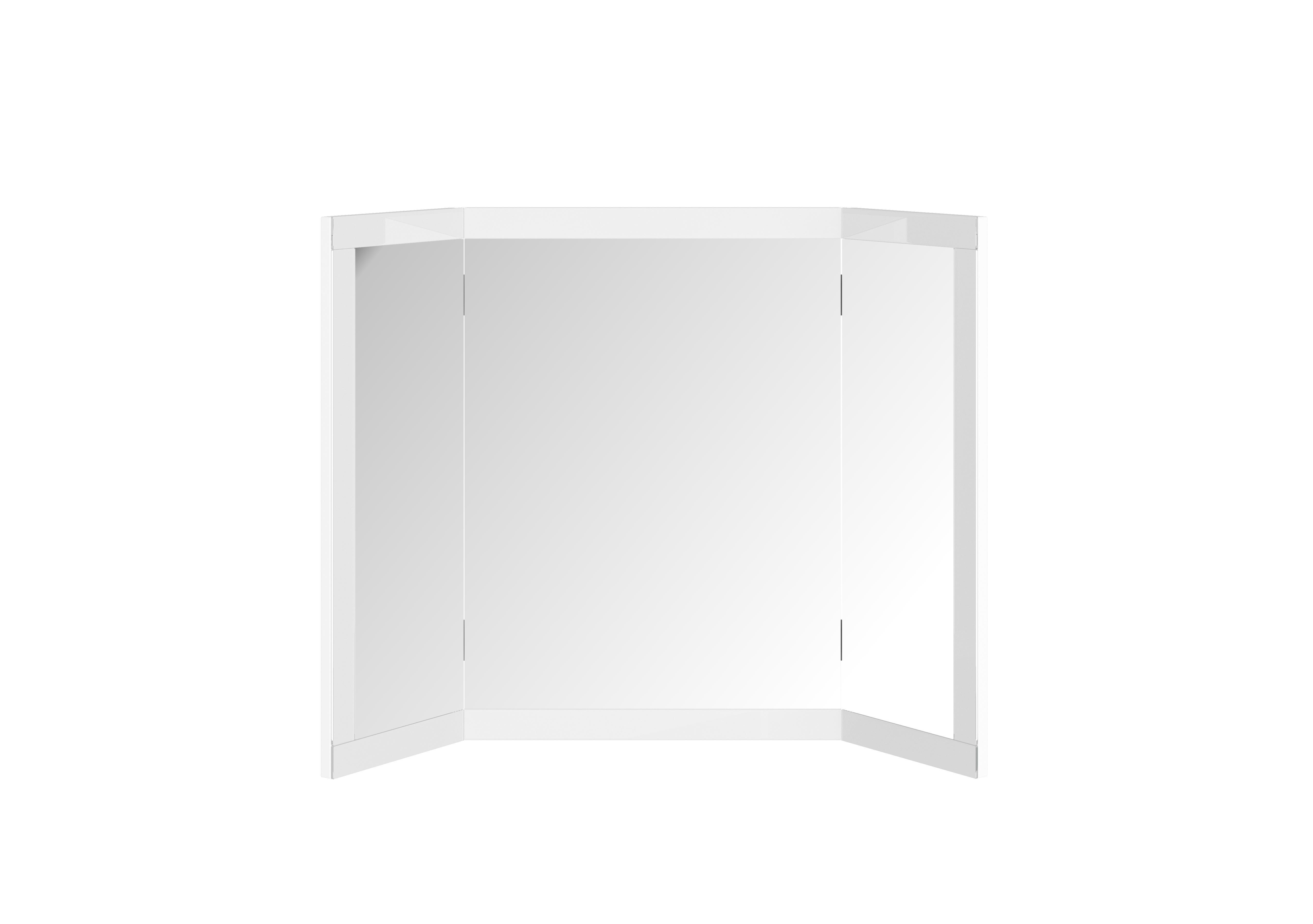 Mando Dressing Table Mirror in White on Furniture Village