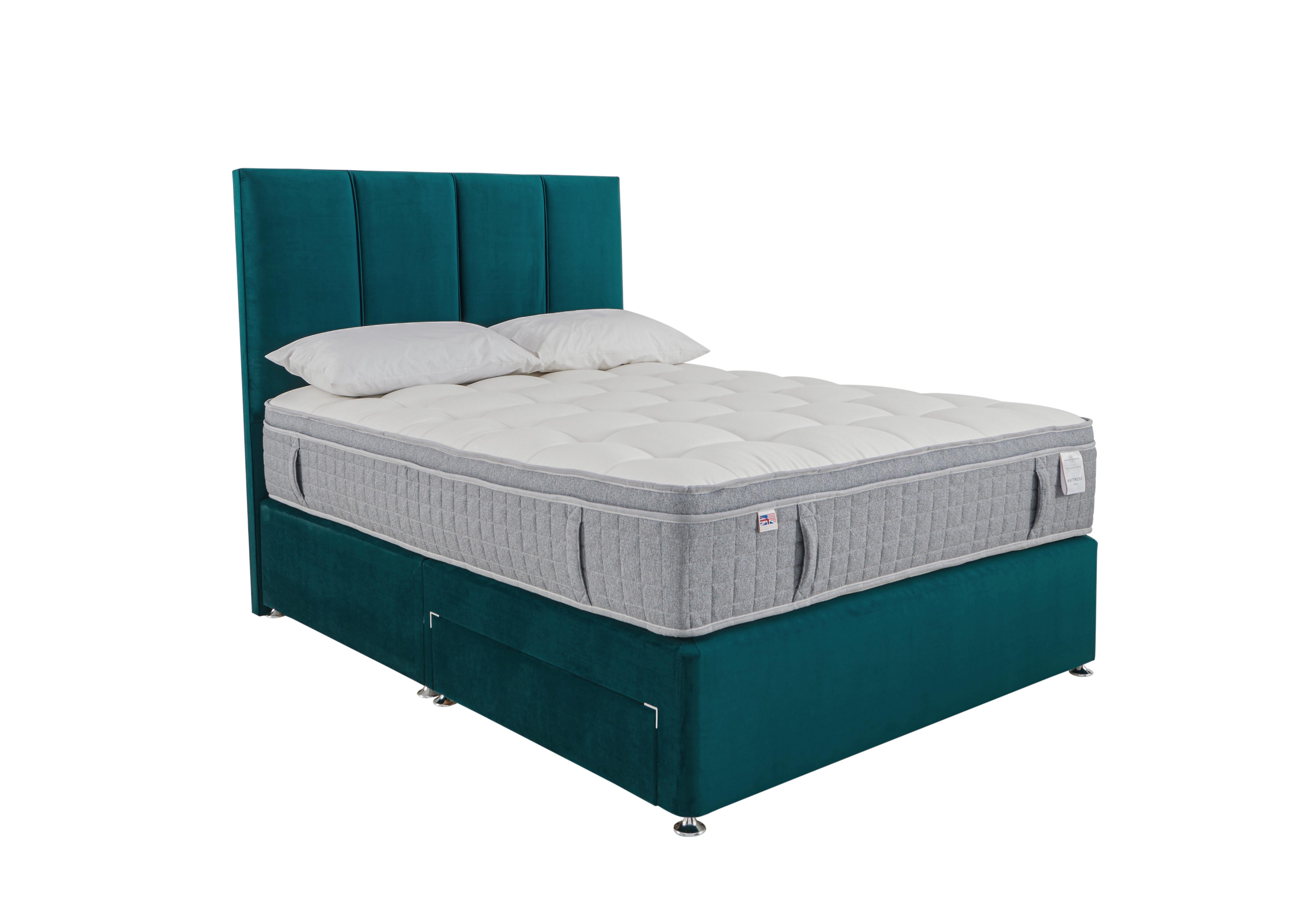 PureTech Pillow Top Divan Set in Plush New Teal on Furniture Village