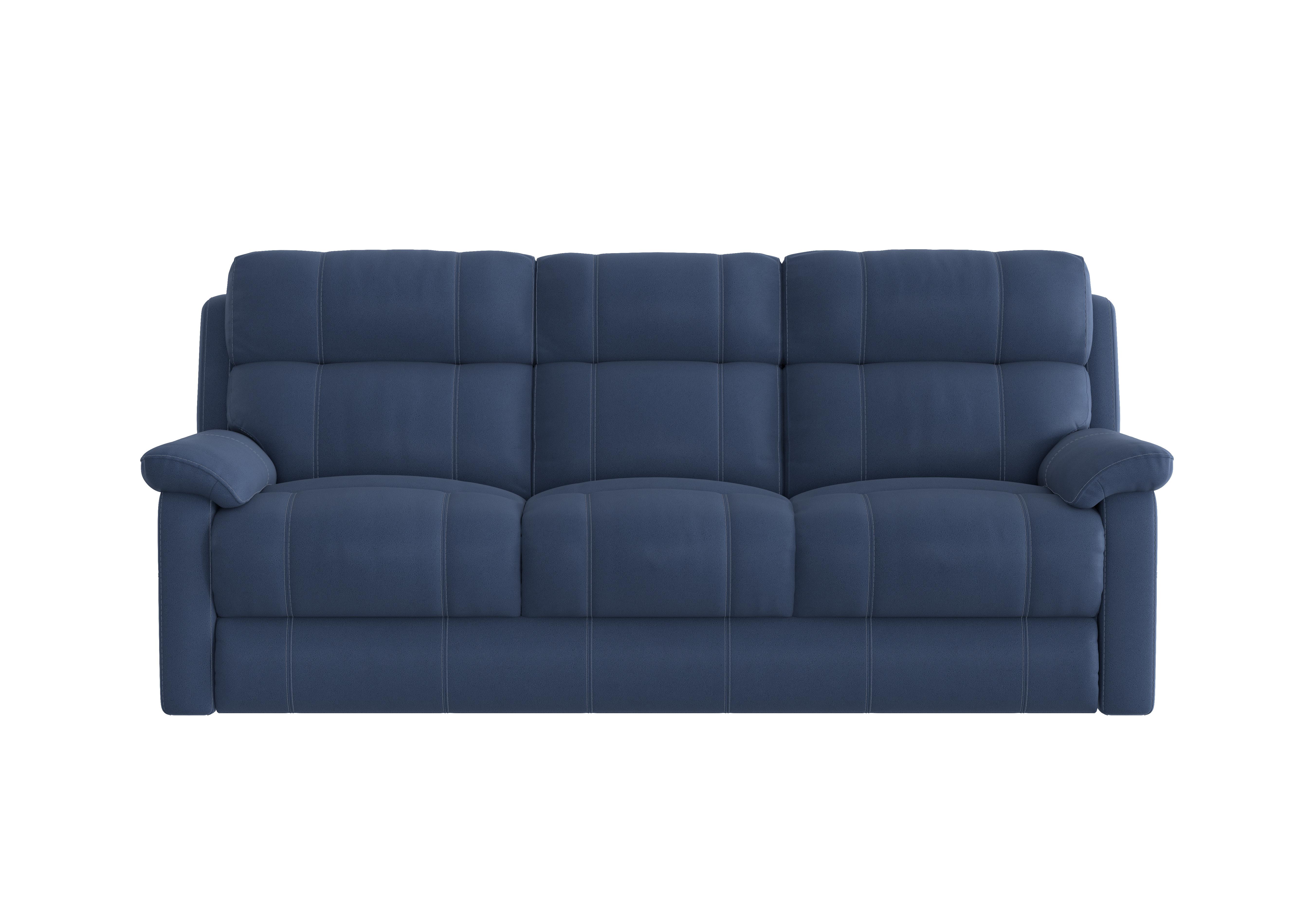 Relax Station Komodo 3 Seater Fabric Sofa in Bfa-Blj-R10 Blue on Furniture Village