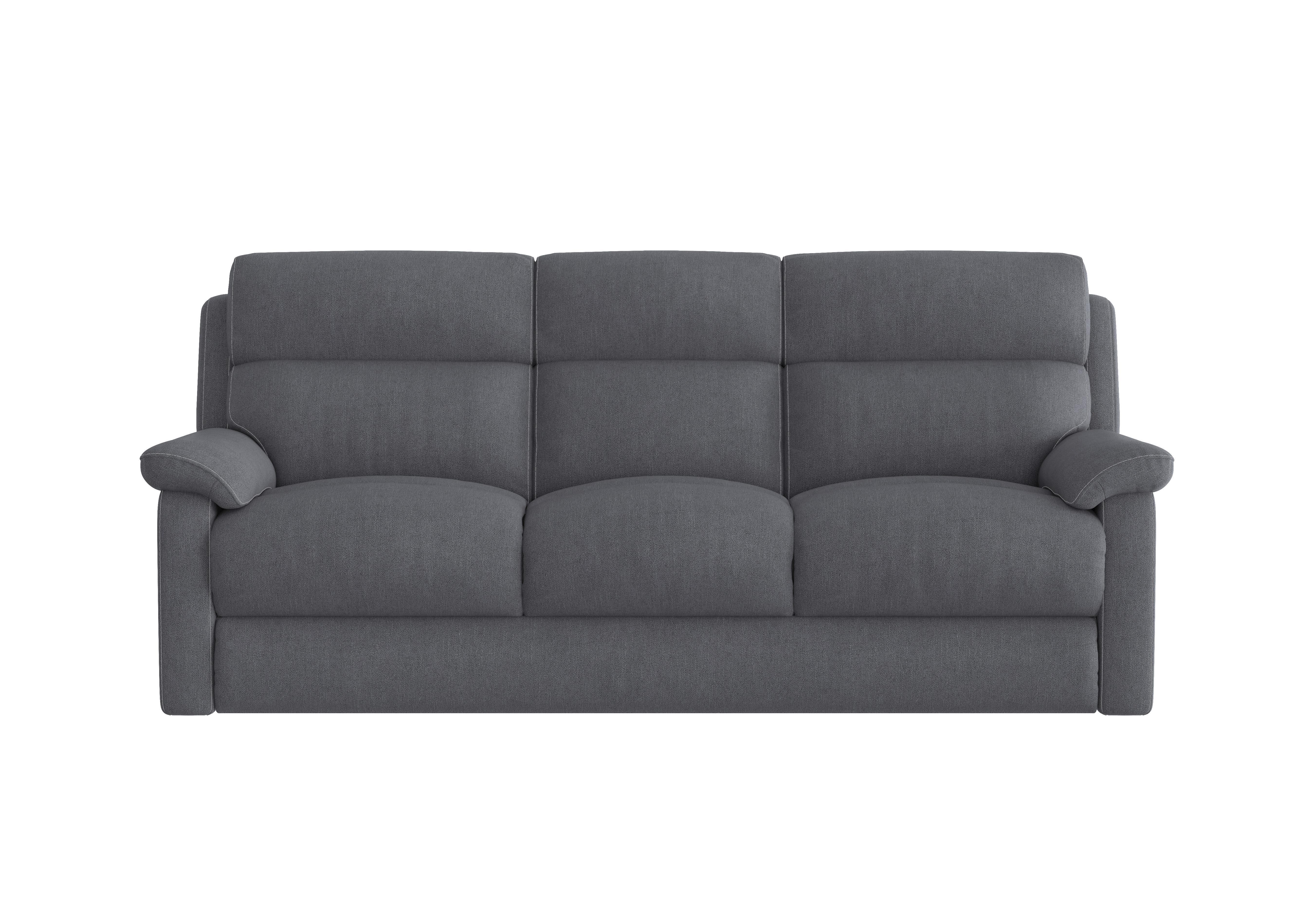 Relax Station Komodo 3 Seater Fabric Sofa in Fab-Meo-R25 Iron Grey on Furniture Village