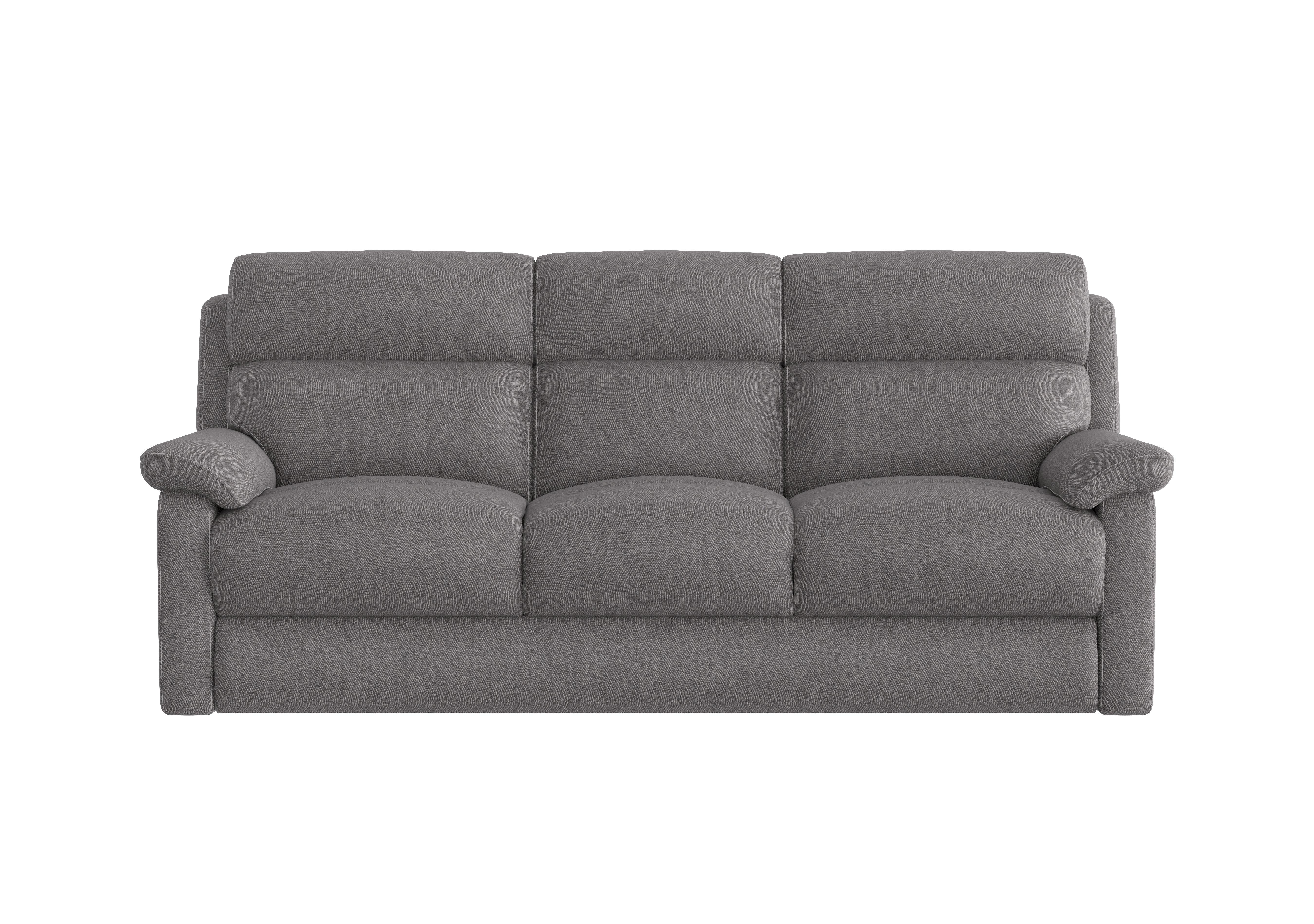 Relax Station Komodo 3 Seater Fabric Sofa in Fab-Ska-R31 Charcoal Gray on Furniture Village