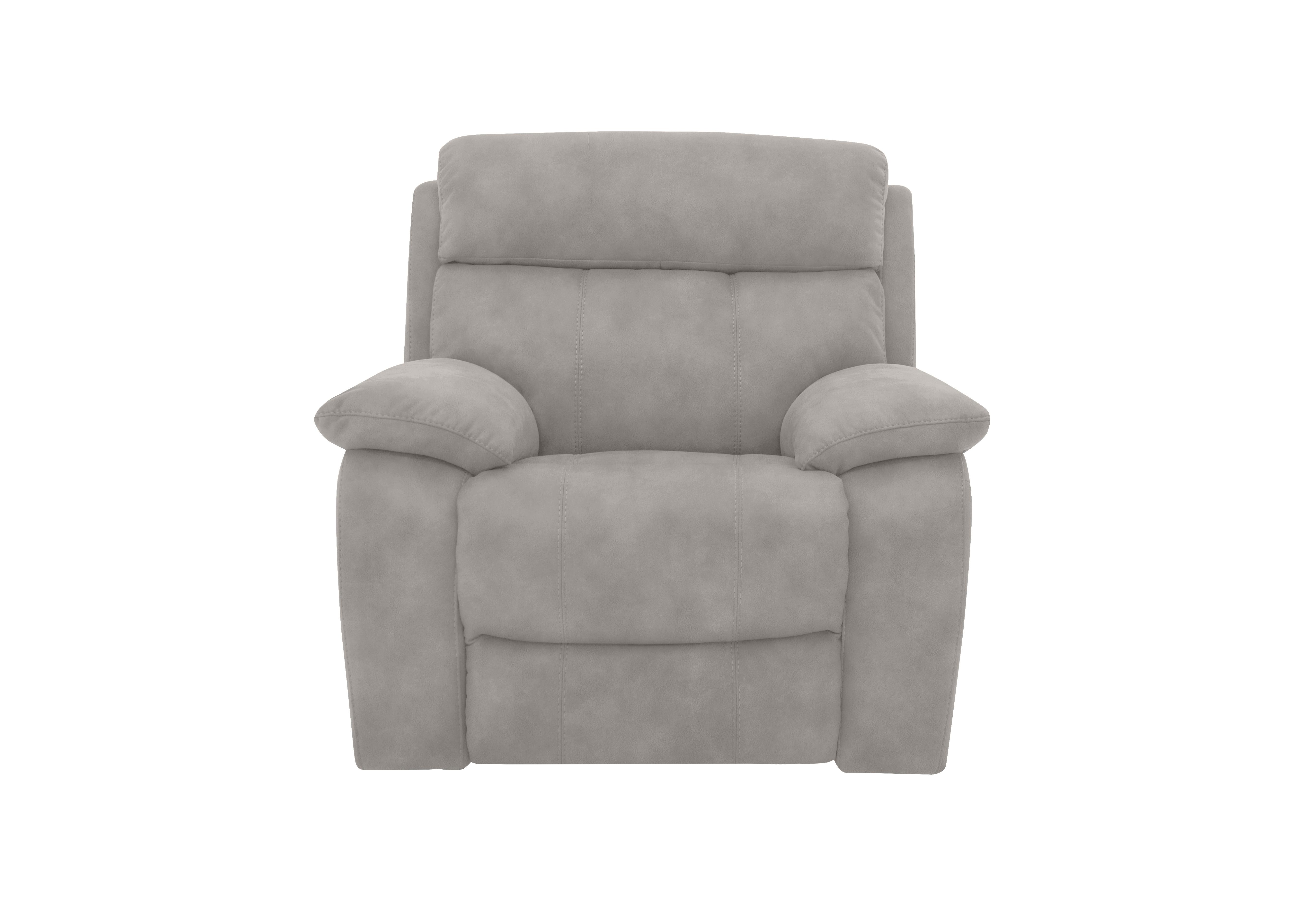 Moreno Fabric Power Recliner Armchair with Power Headrest in Bfa-Bey-R18 Beige on Furniture Village