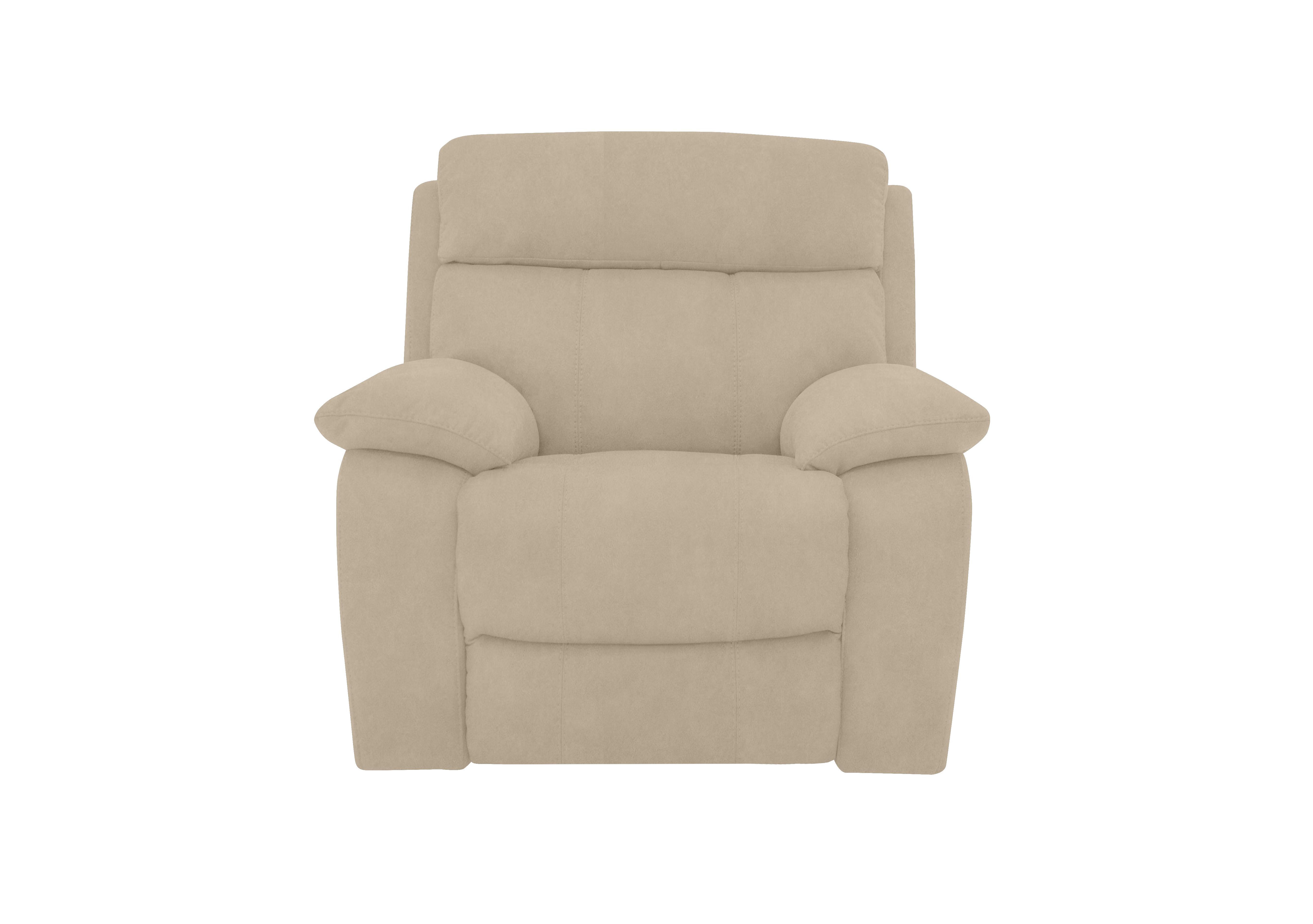Moreno Fabric Power Recliner Armchair with Power Headrest in Bfa-Raf-R20 Oatmeal on Furniture Village