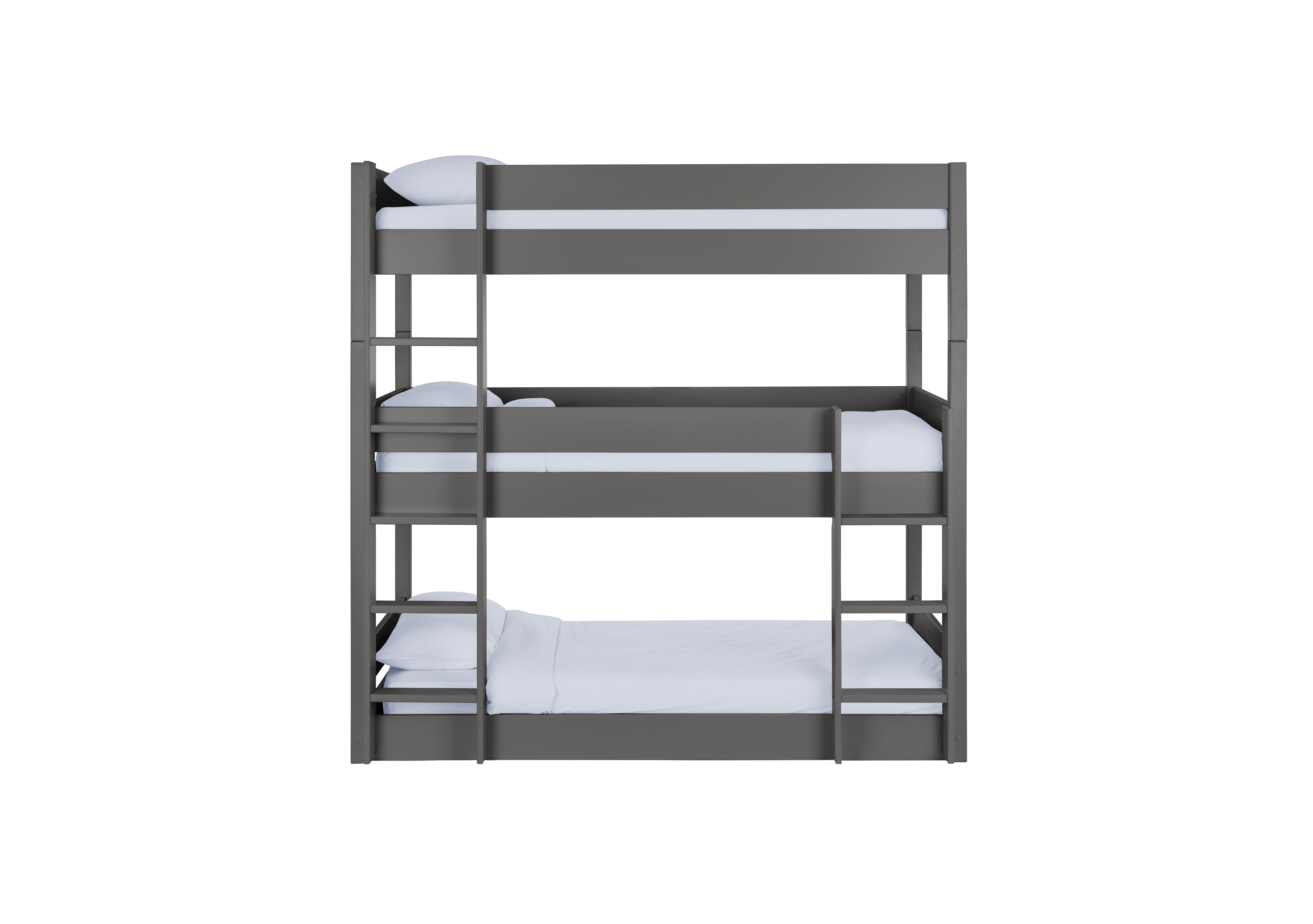 Porter Triple Bunk Bed in Anthracite on Furniture Village