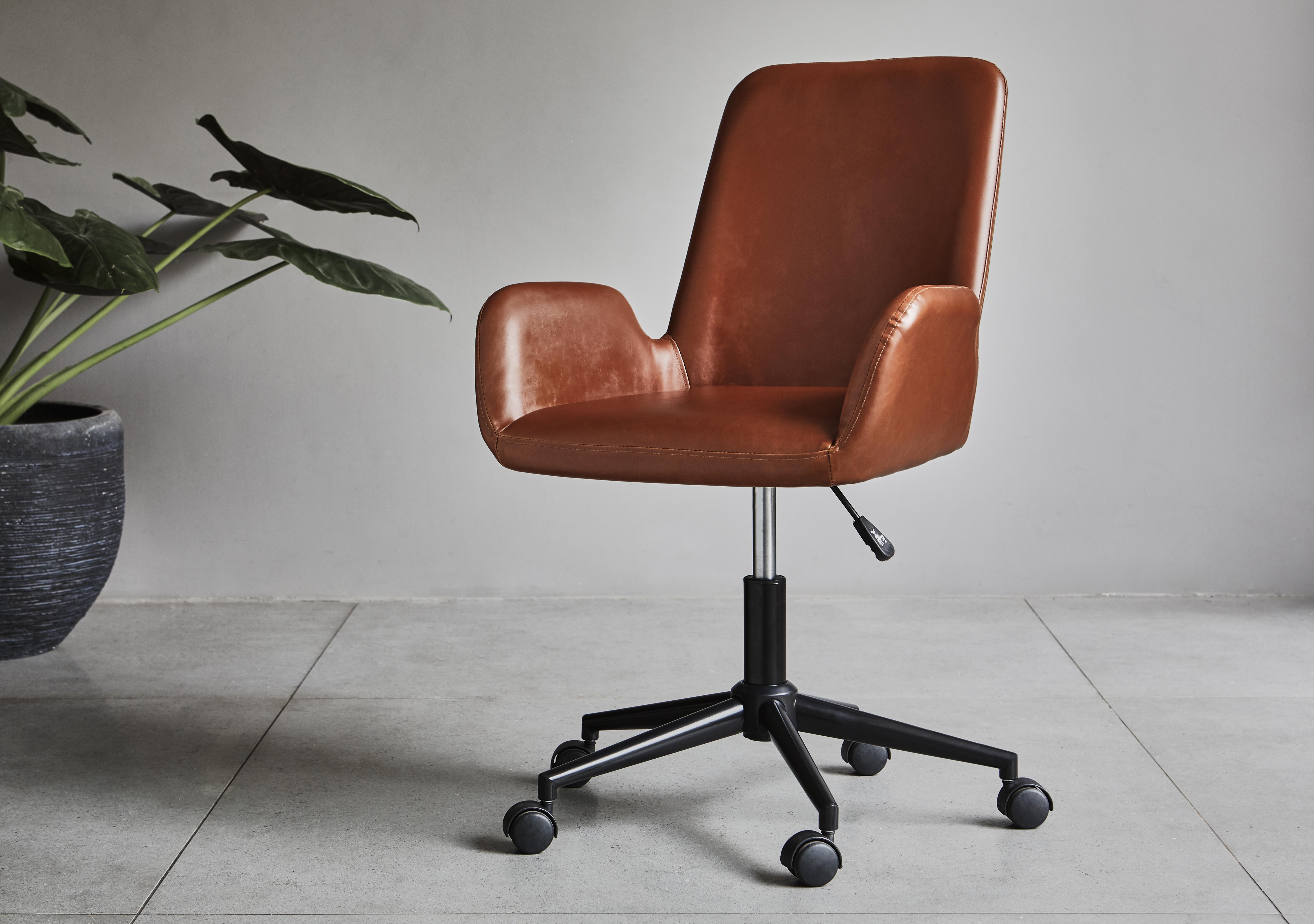 Emerson Swivel Office Chair in  on Furniture Village